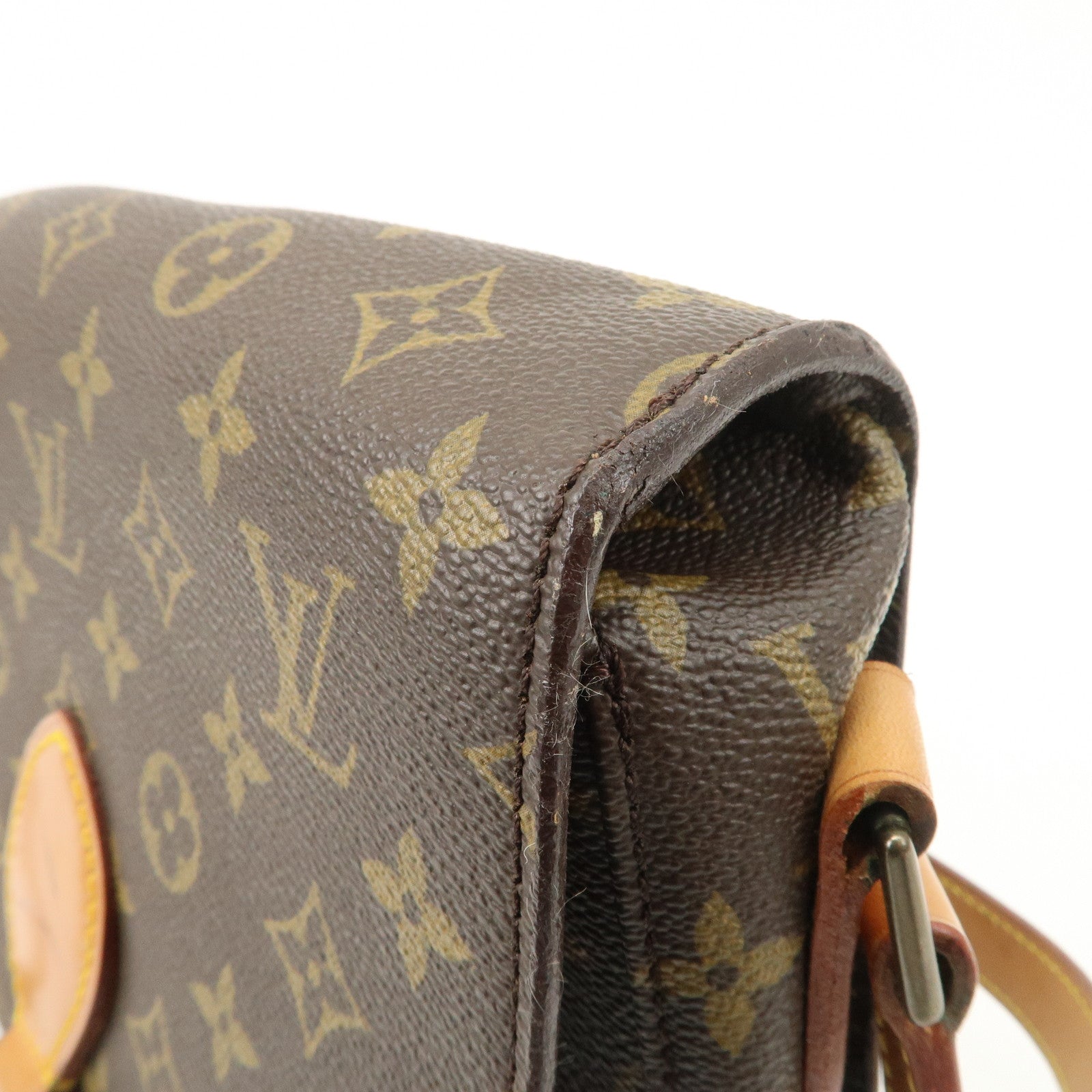 Louis Vuitton Monogram Saint Cloud GM Shoulder Bag Brown M51242 Used