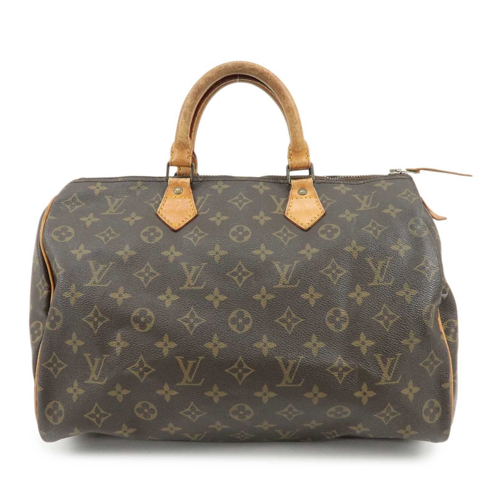 Louis Vuitton Monogram Speedy 35 Boston Bag Hand Bag M41524