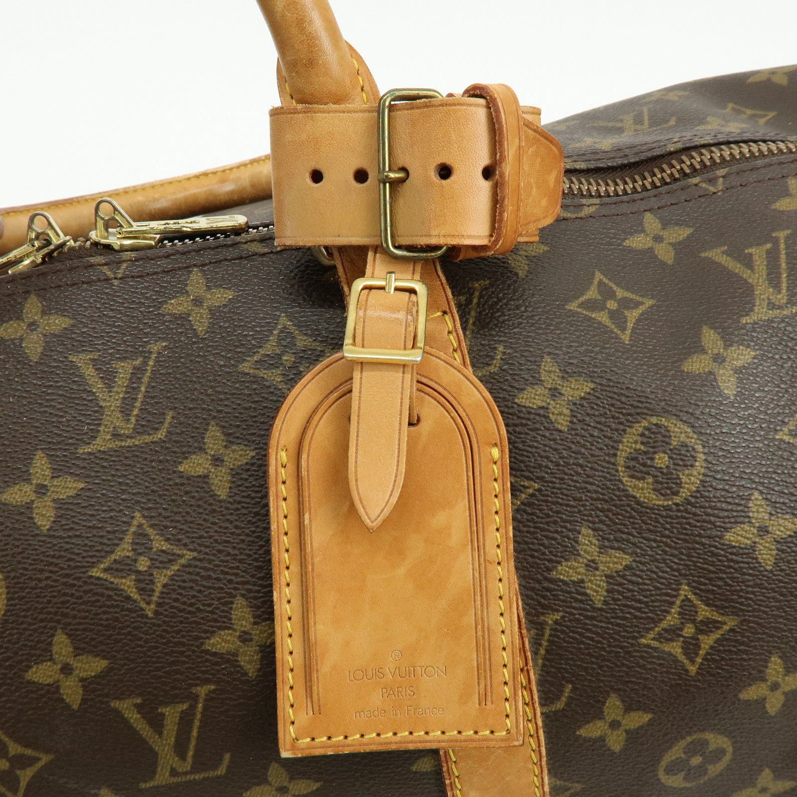 Louis Vuitton Monogram Keep All 55 Boston Bag Brown M41424
