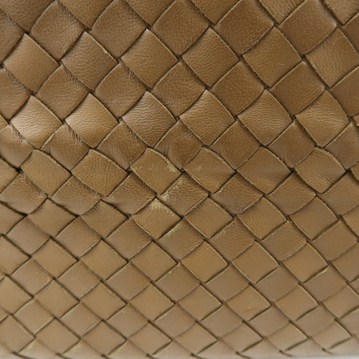 BOTTEGA VENETA Intrecciato Leahter Shoulder Bag Tote Bag Cafe Brown