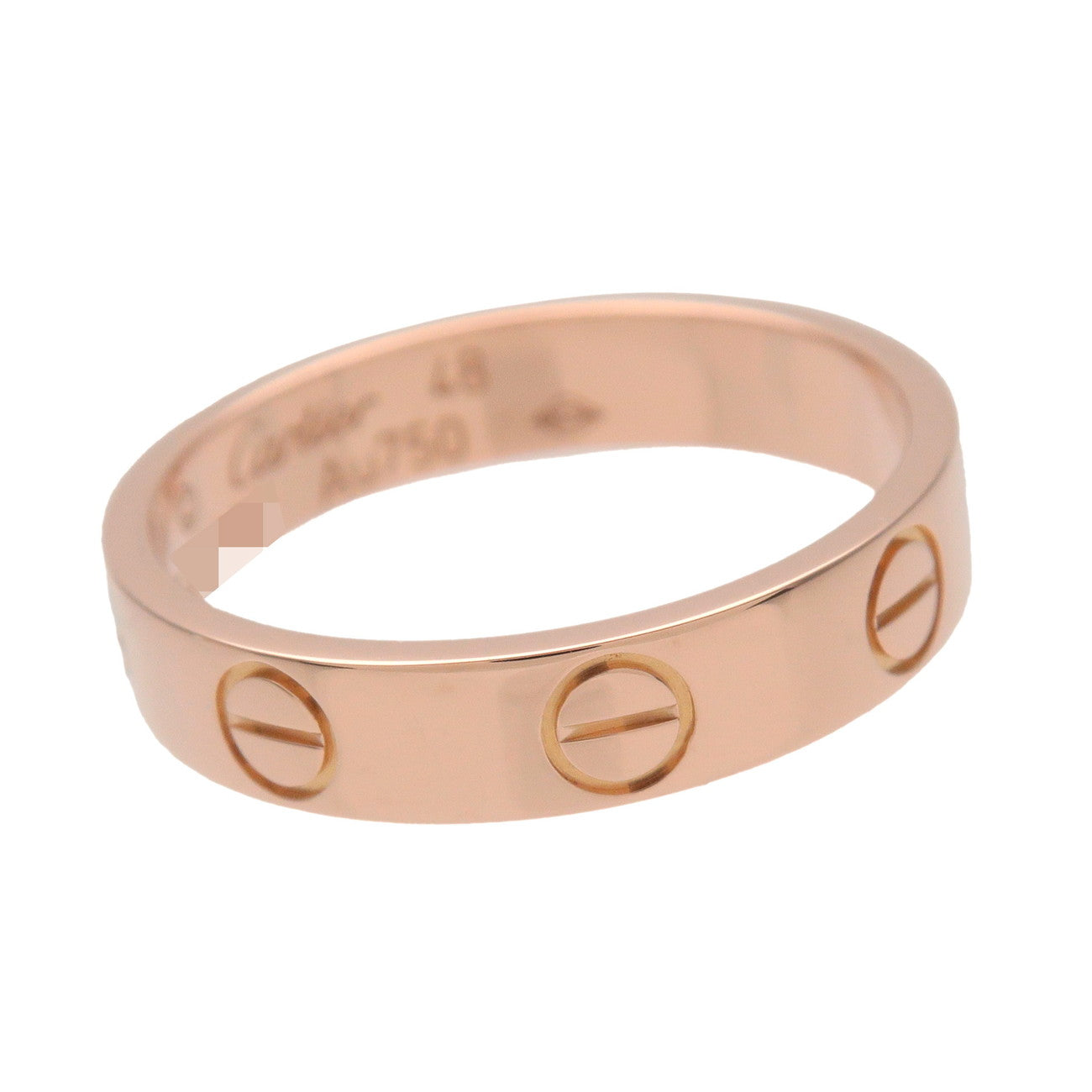 Cartier Mini Love Ring K18 750PG Rose Gold #48 US4.5 EU48 HK9.5
