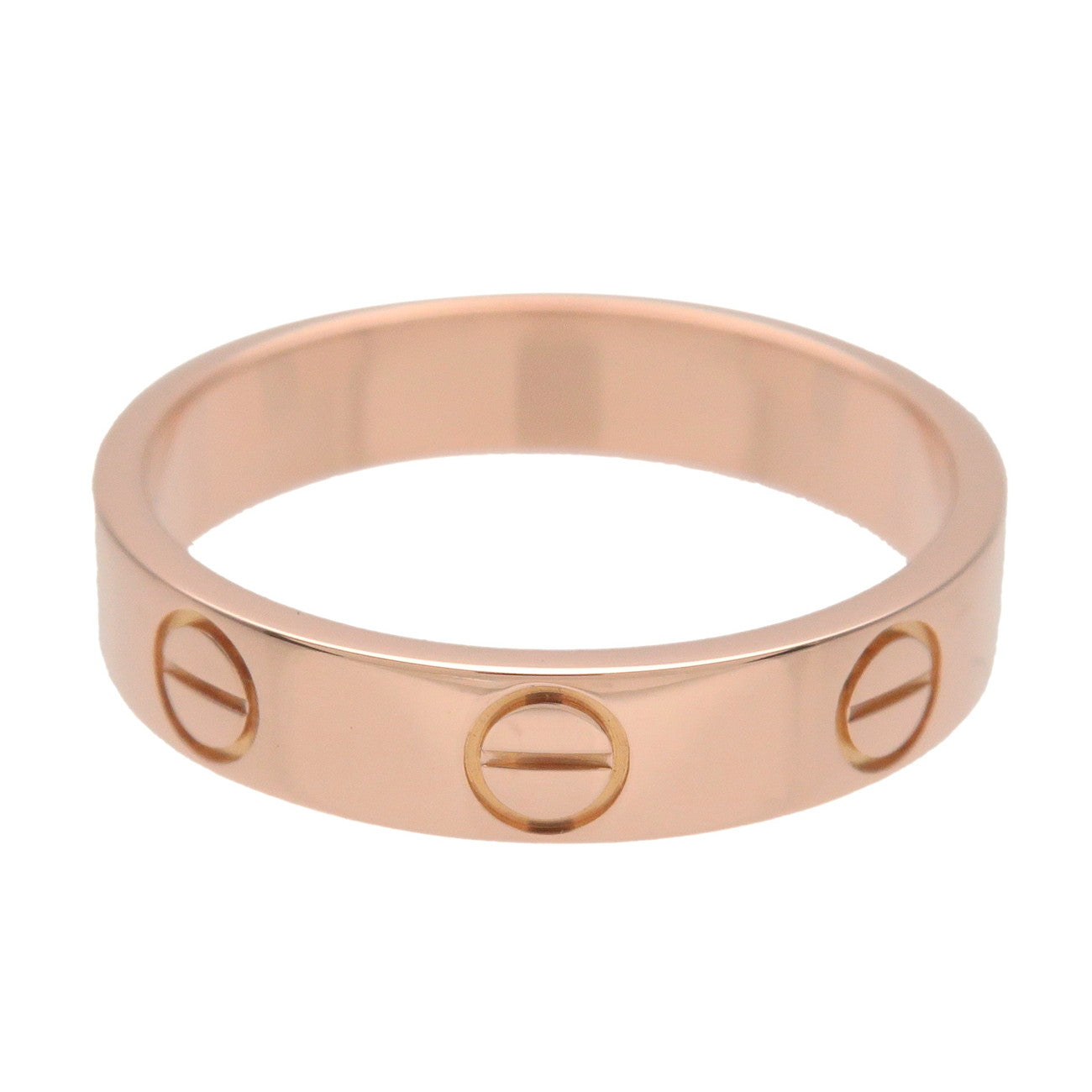 Cartier Mini Love Ring K18 750PG Rose Gold #48 US4.5 EU48 HK9.5