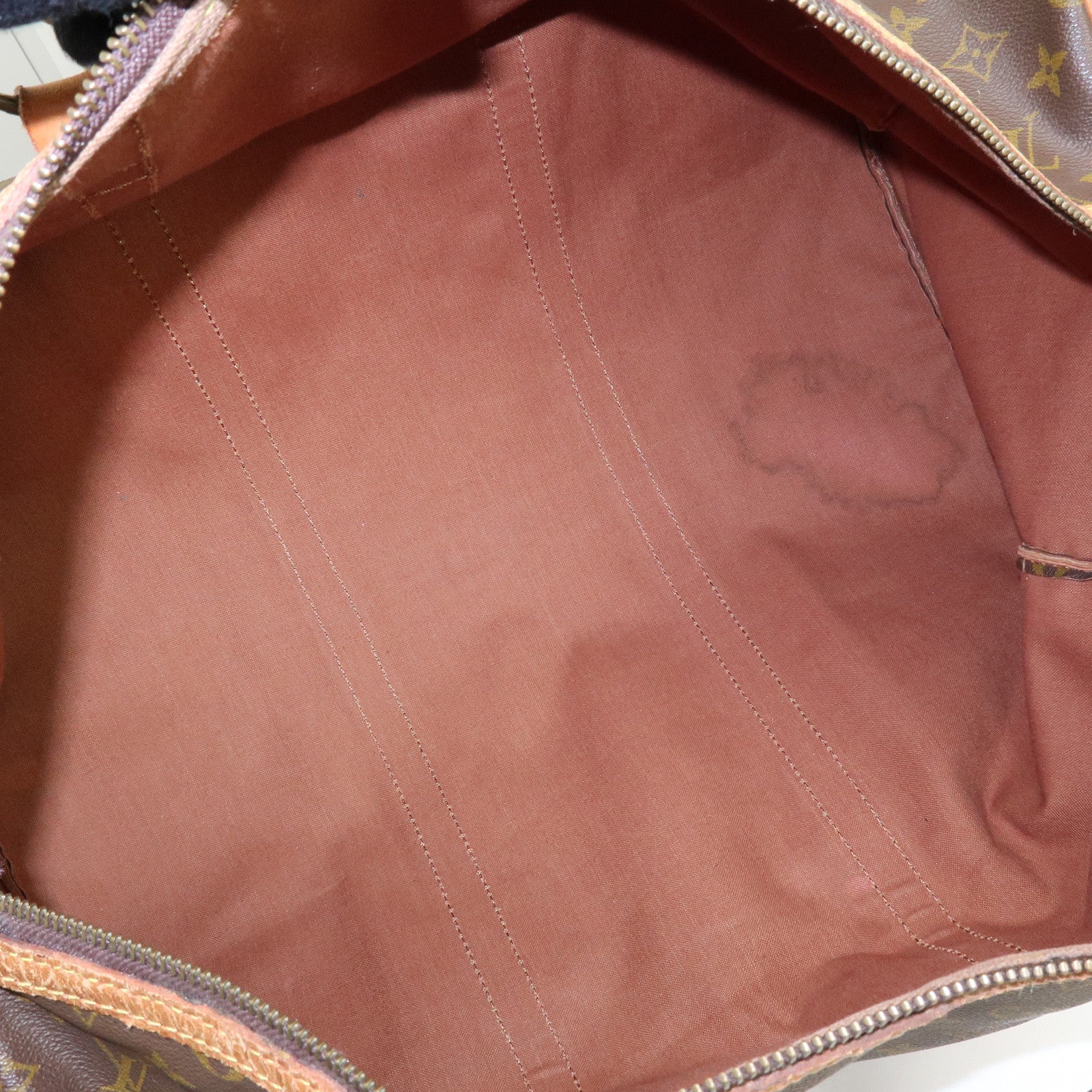 Louis Vuitton Monogram Sac Souple 55 Boston Bag Brown M41622