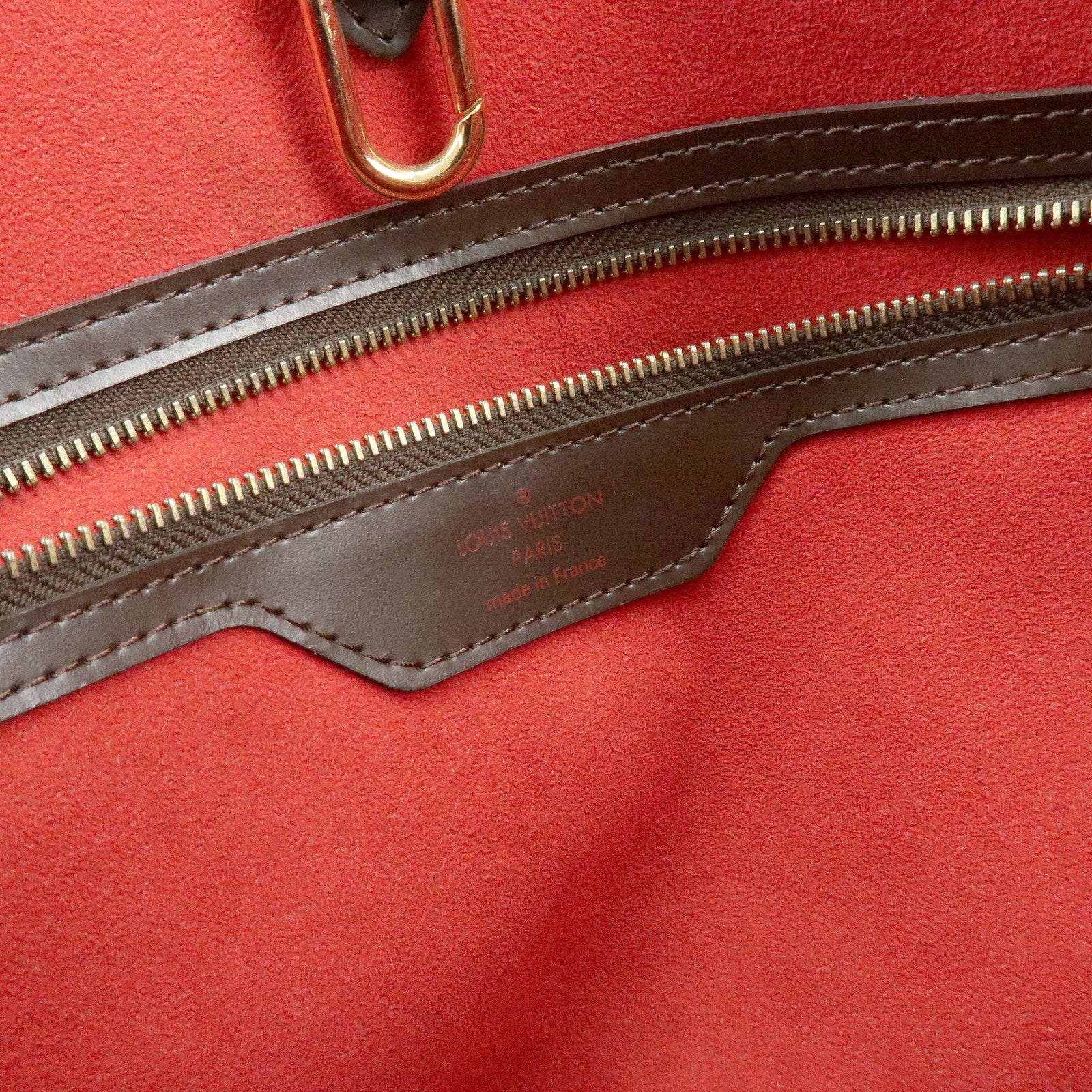 Louis Vuitton Damier Hampstead MM Hand Bag Tote Bag Brown N51204