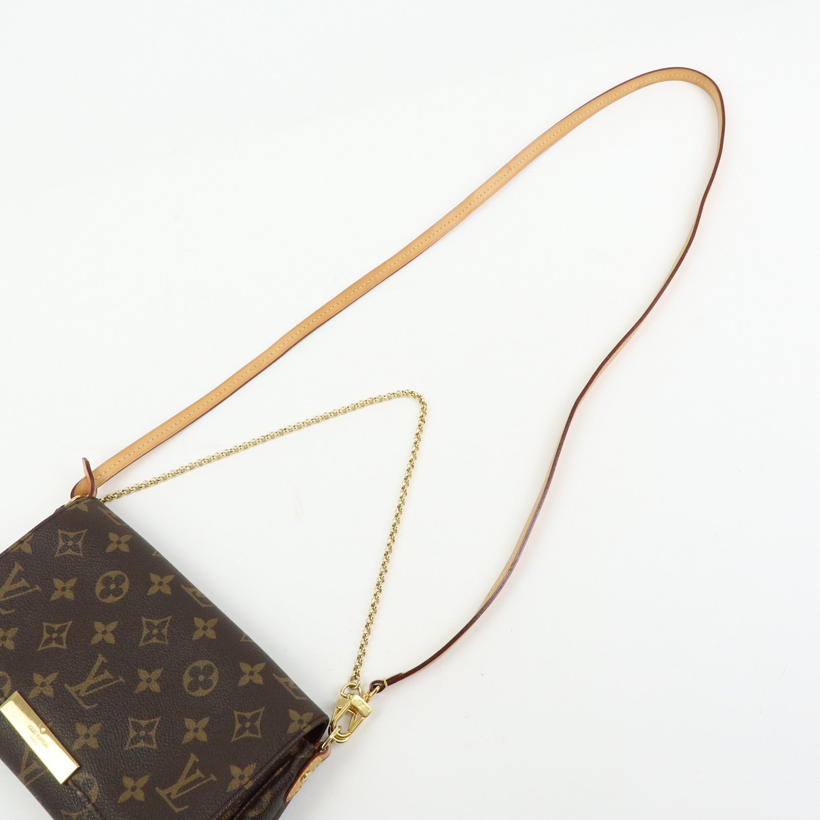 Louis Vuitton Monogram Favorite PM 2Way Shoulder Bag Brown M40717