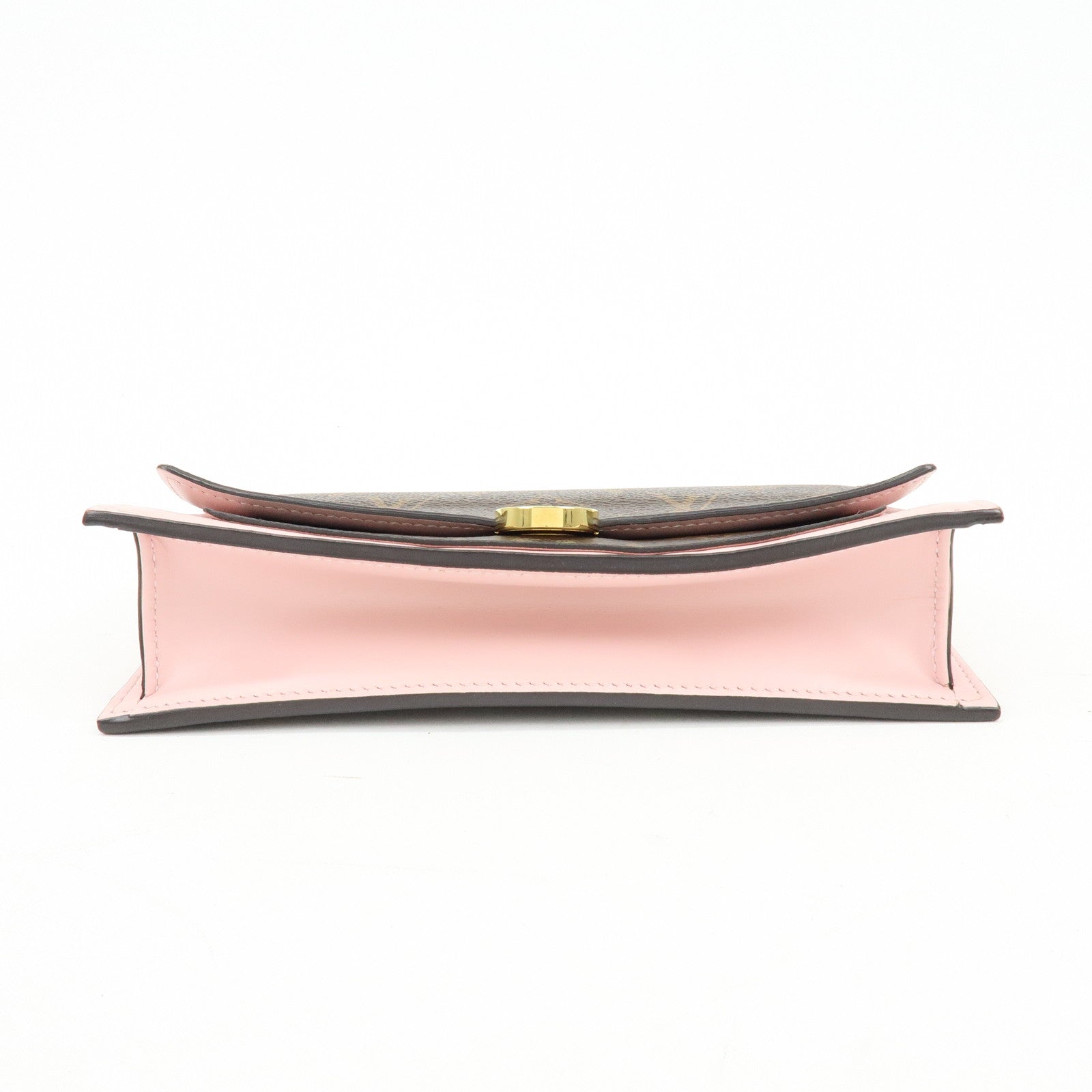 Louis Vuitton Monogram Portefeuille Flore Chain Wallet Pink M67405
