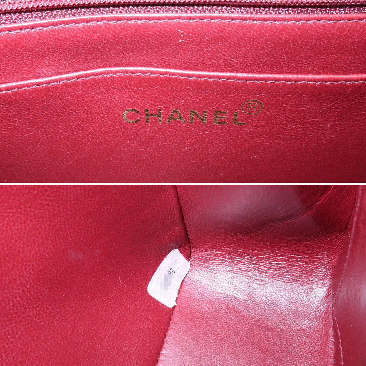 CHANEL Matelasse Diana 25 Lamb Skin Chain Shoulder Bag Black A01165