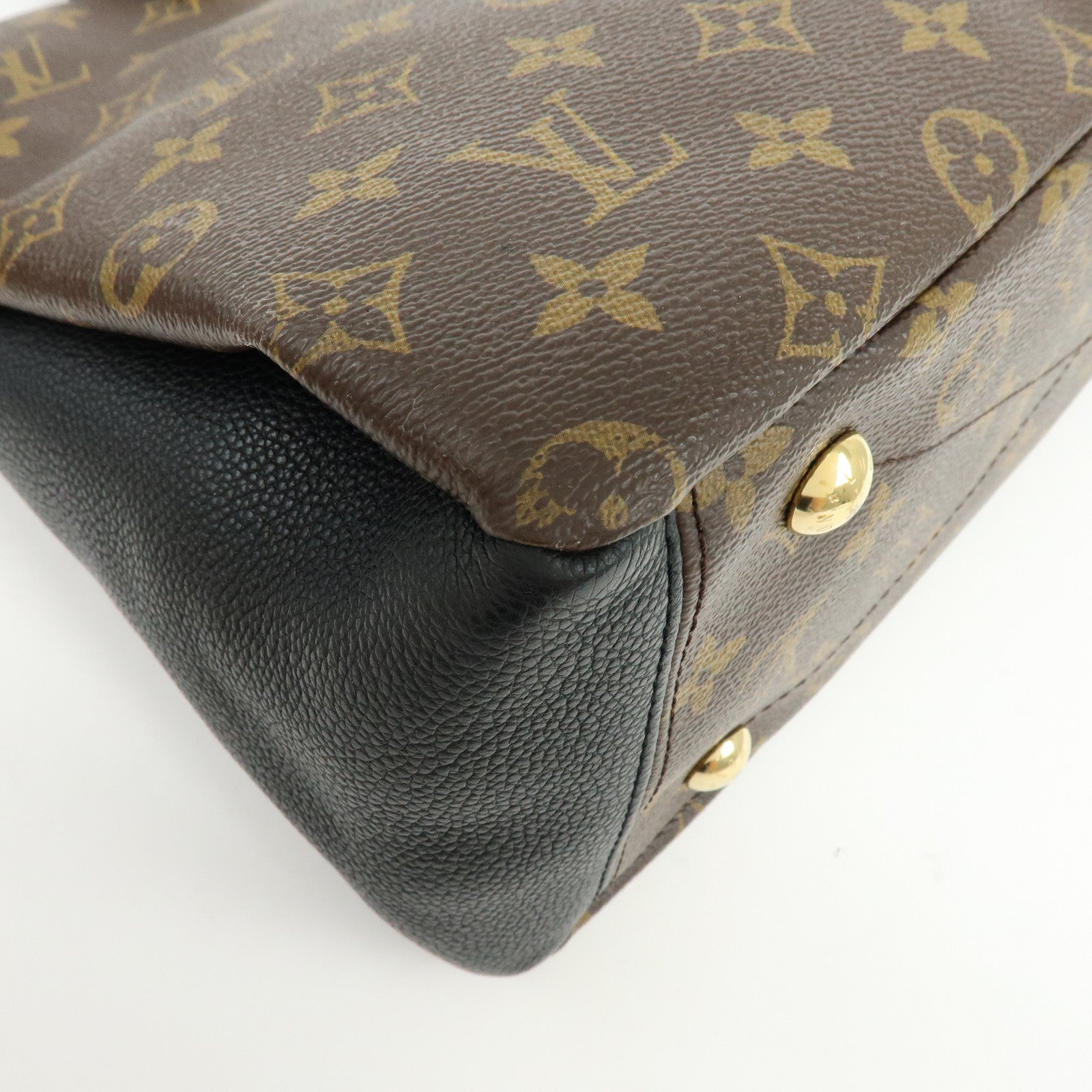 Louis Vuitton Monogram Pallas 2Way Bag Hand Bag Monogram Noir M41064