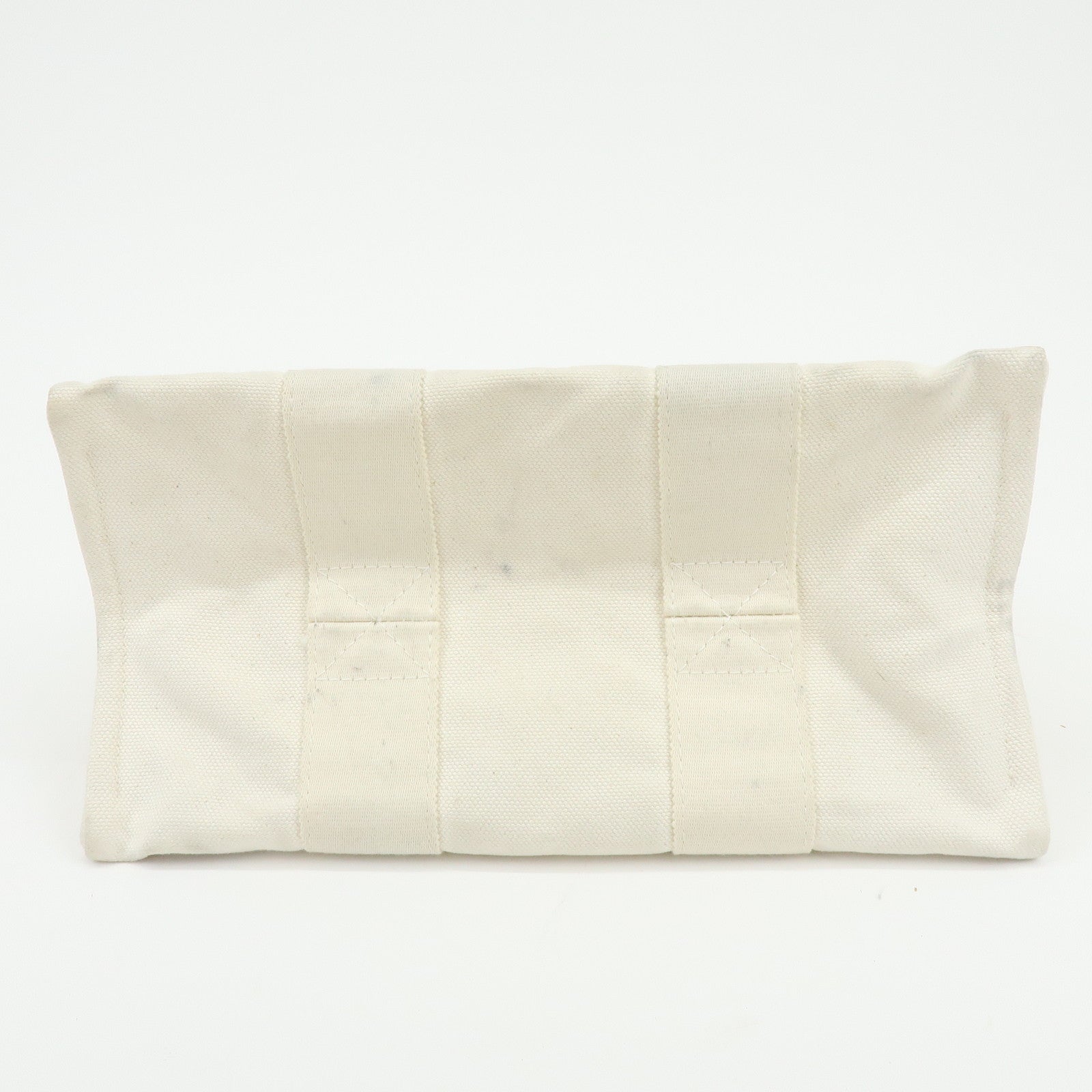 HERMES Bora Bora PM Canvas Tote Bag Hand Bag Ivory