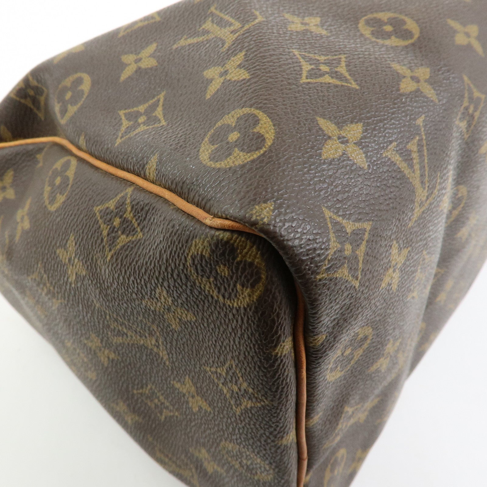 Louis Vuitton Monogram Speedy 35 Boston Bag Hand Bag Brown M41524