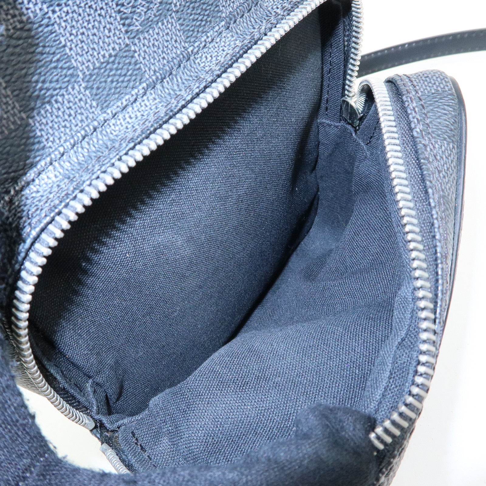 Louis Vuitton Damier Graphite Rem Shoulder Bag Black N41446