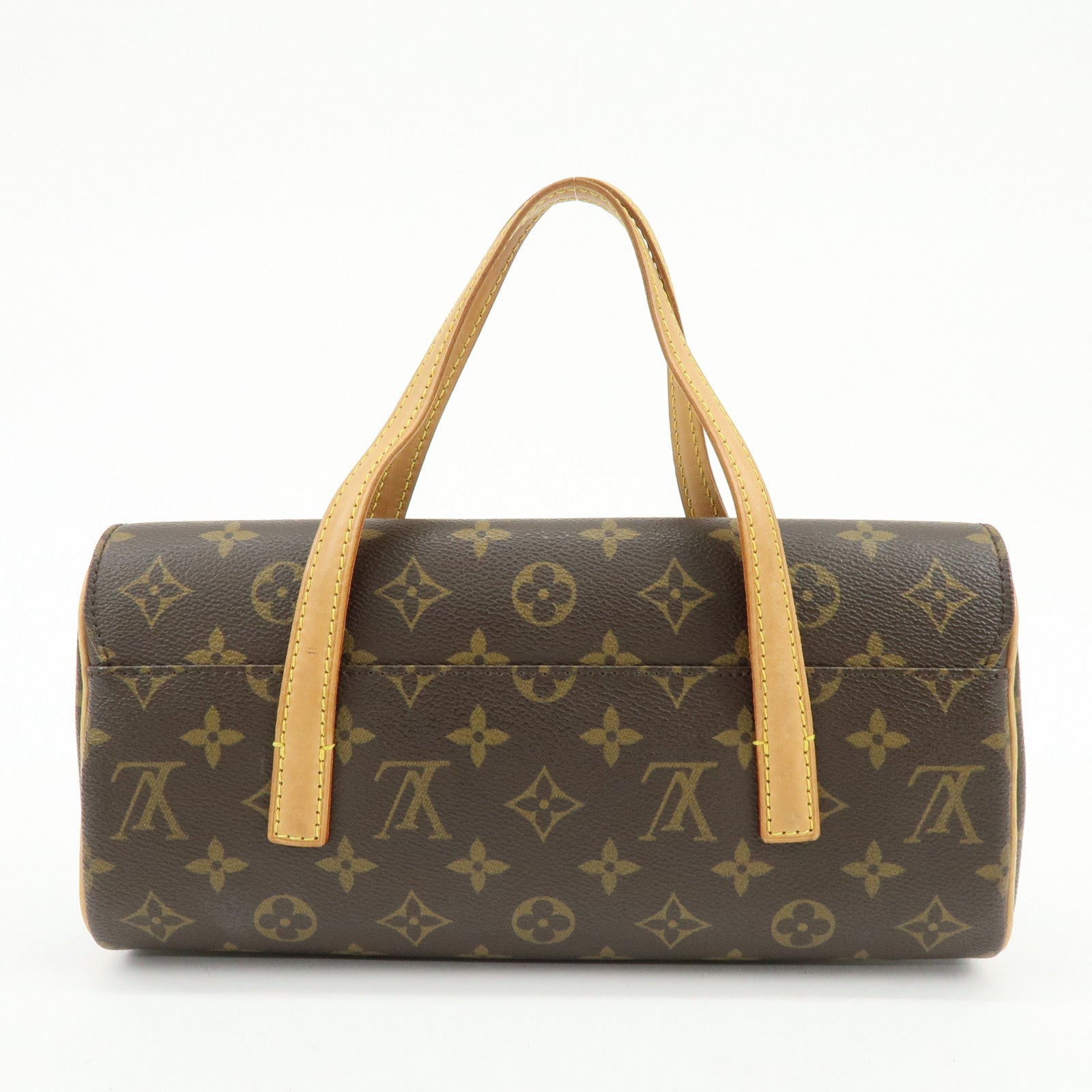 Louis Vuitton Monogram Canvas Sonatine Hand Bag Brown M51902
