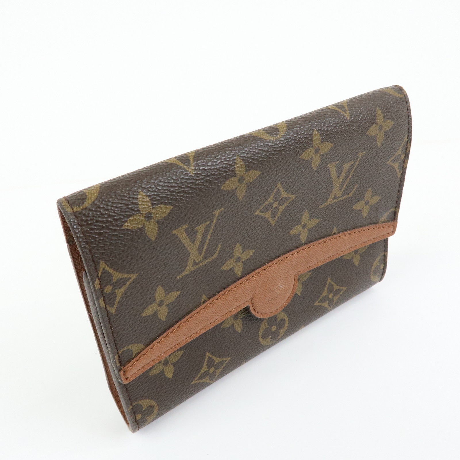 Louis Vuitton Monogram Pochette Arche Canvas Waist Bag Brown M51975