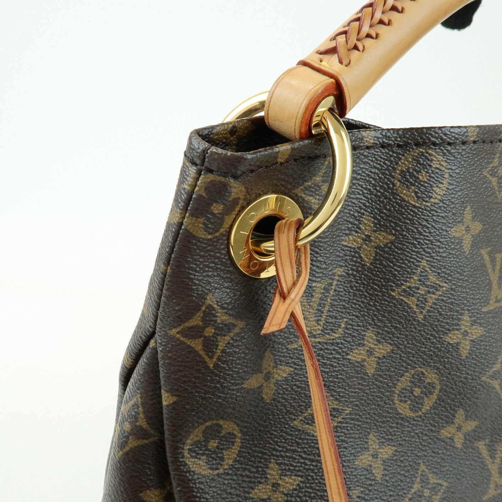 Louis Vuitton Monogram Artsy MM Shoulder Bag Brown M40249