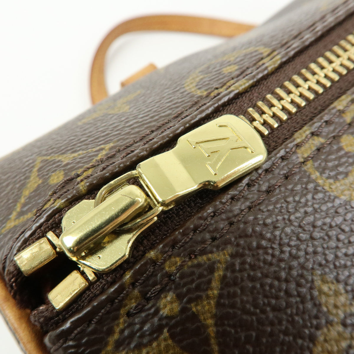 Louis Vuitton Monogram Papillon 26 Hand Bag Brown M51386