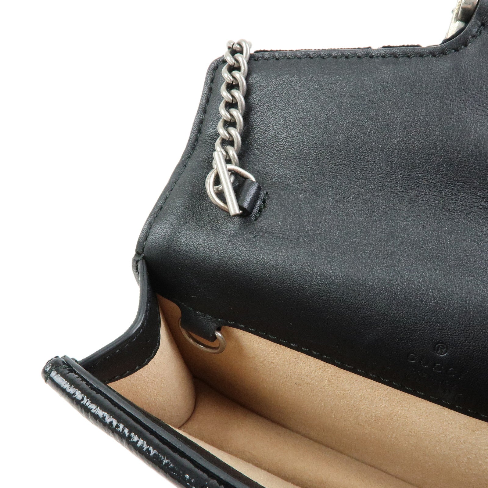 GUCCI Dionysus Super Mini Bag Velvet Leather Chain Shoulder Bag 476432