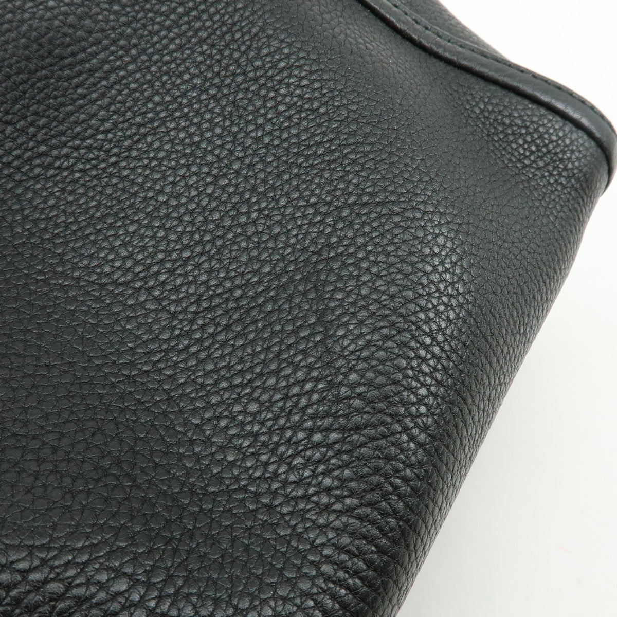 GUCCI SOHO Interlocking G Leather 2Way Bag Hand Bag Black 336751