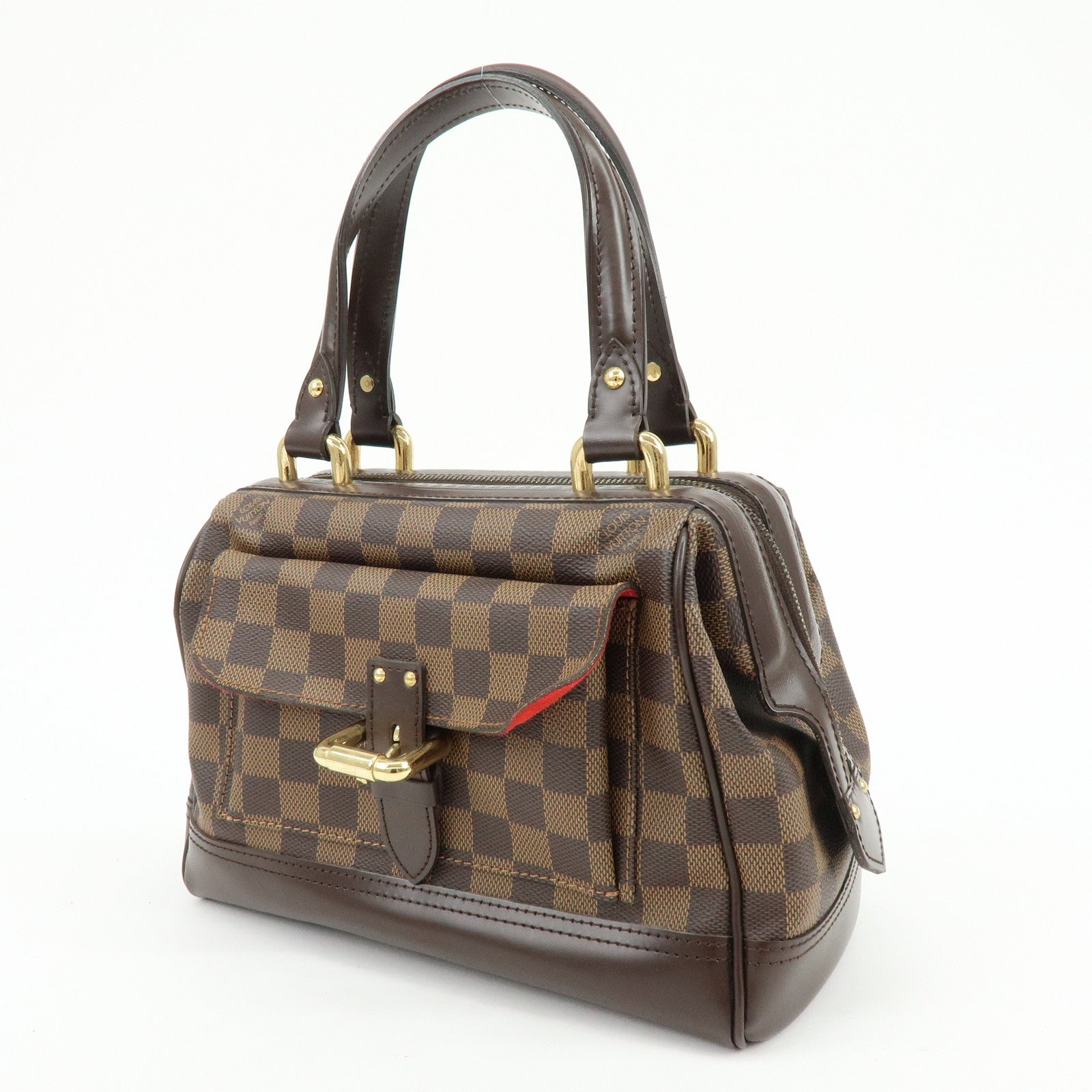 Louis Vuitton Damier Ebene Knightsbridge Boston Bag Hand Bag N51201