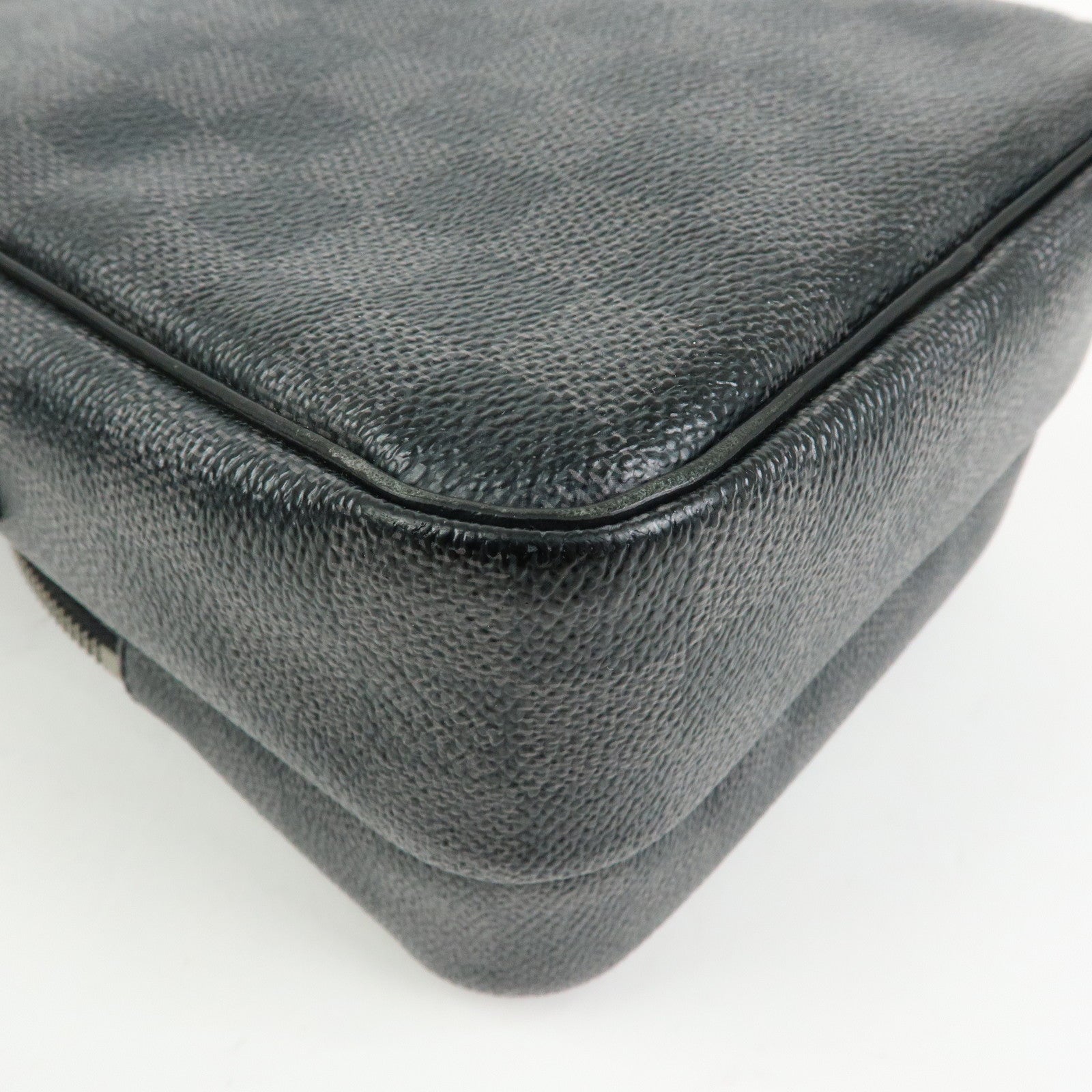 Louis Vuitton Damier Graphite Rem Shoulder Bag Black N41446