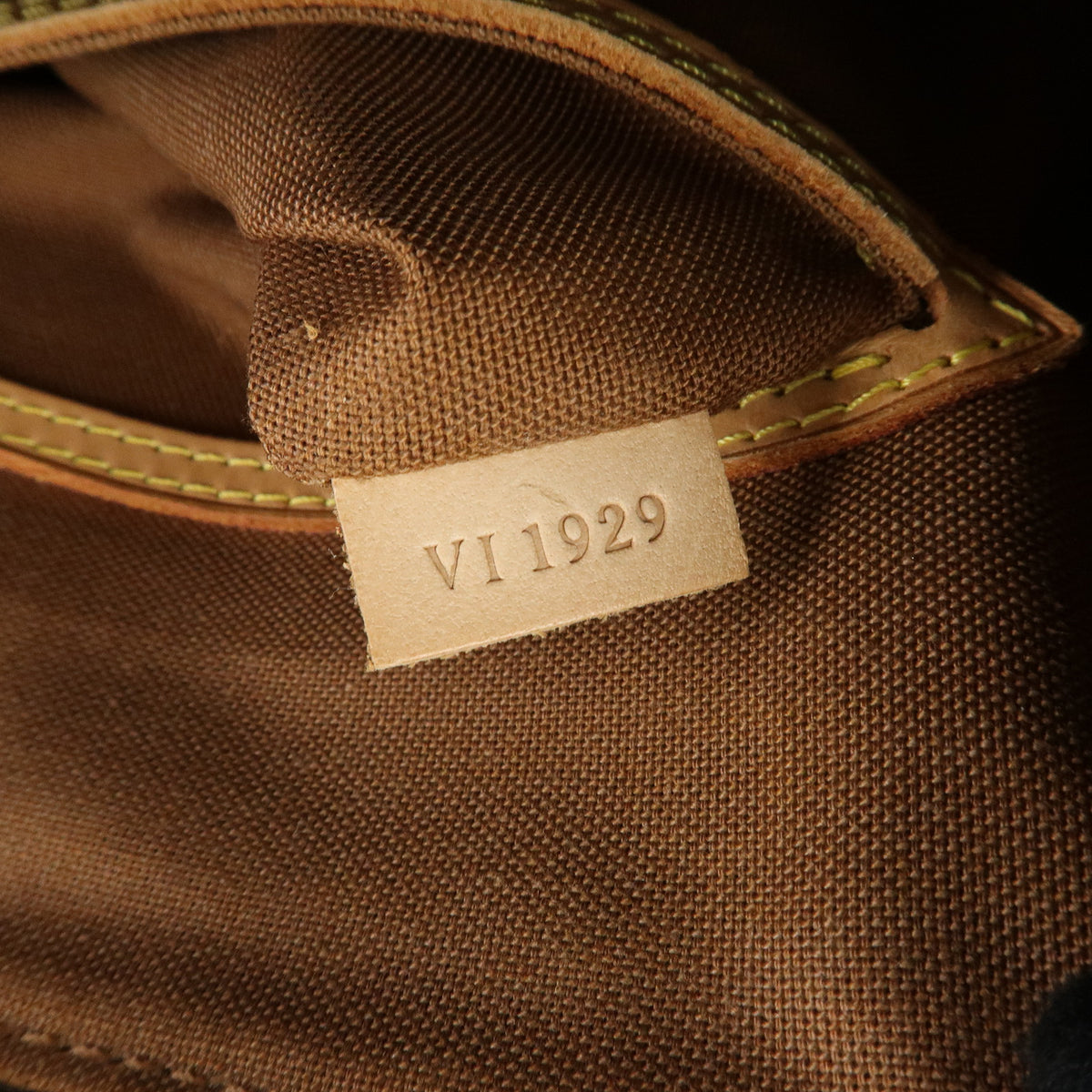 Louis Vuitton Monogram Alma PM Canvas Leather Hand Bag Brown M51130