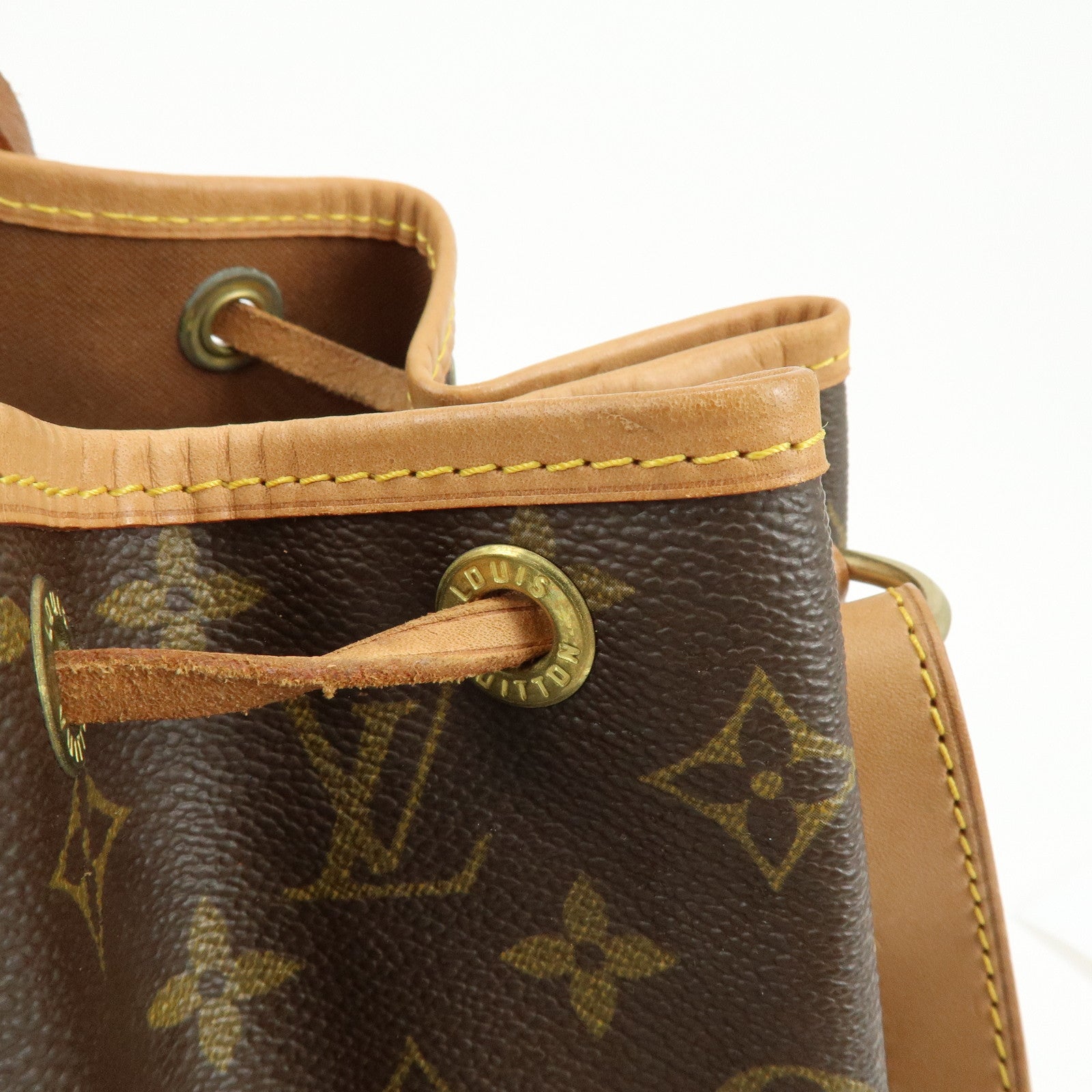 Louis Vuitton Monogram Petit Noe Shoulder Bag Brown M42226