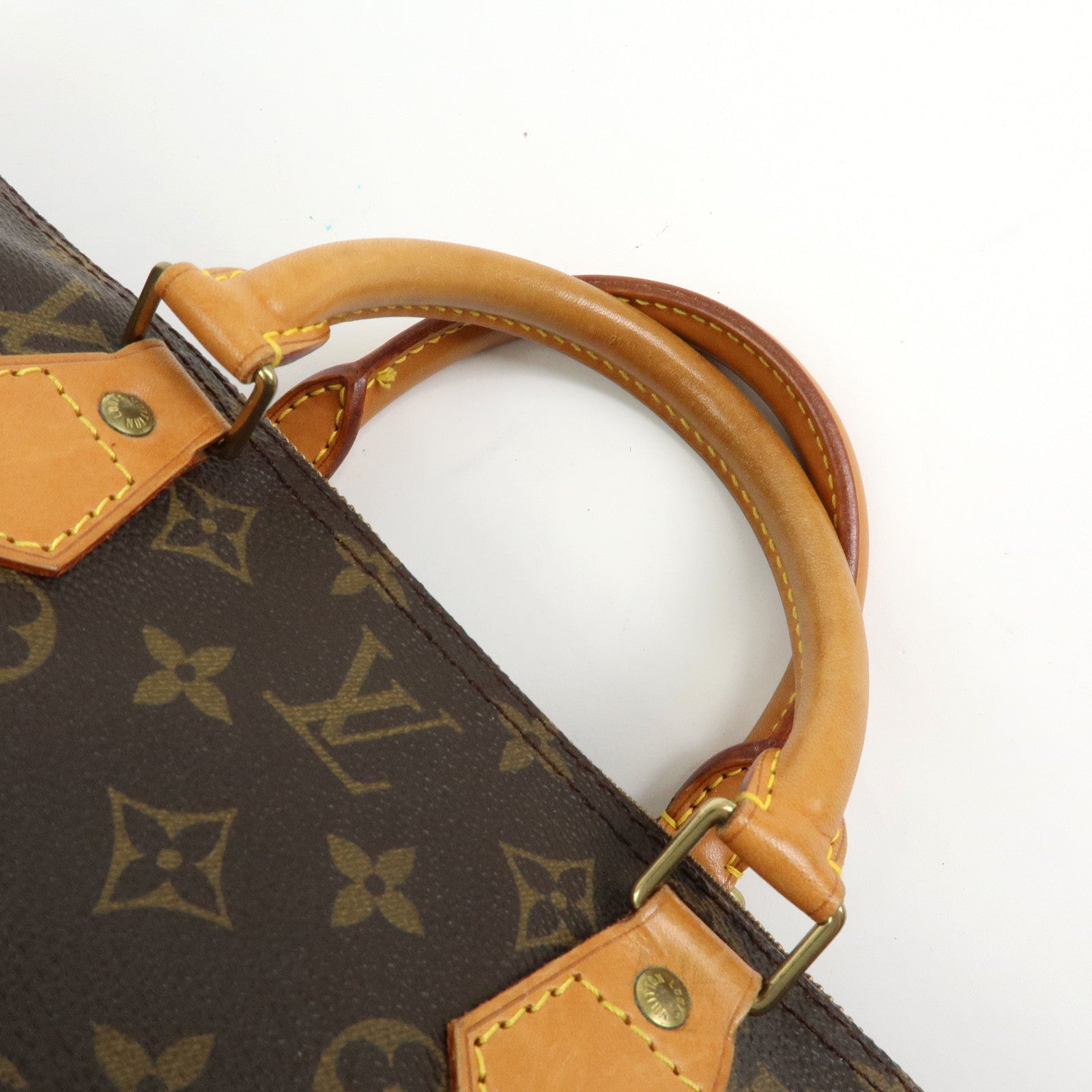 Louis Vuitton Monogram Speedy 40 Hand Bag Boston Bag Brown M41522