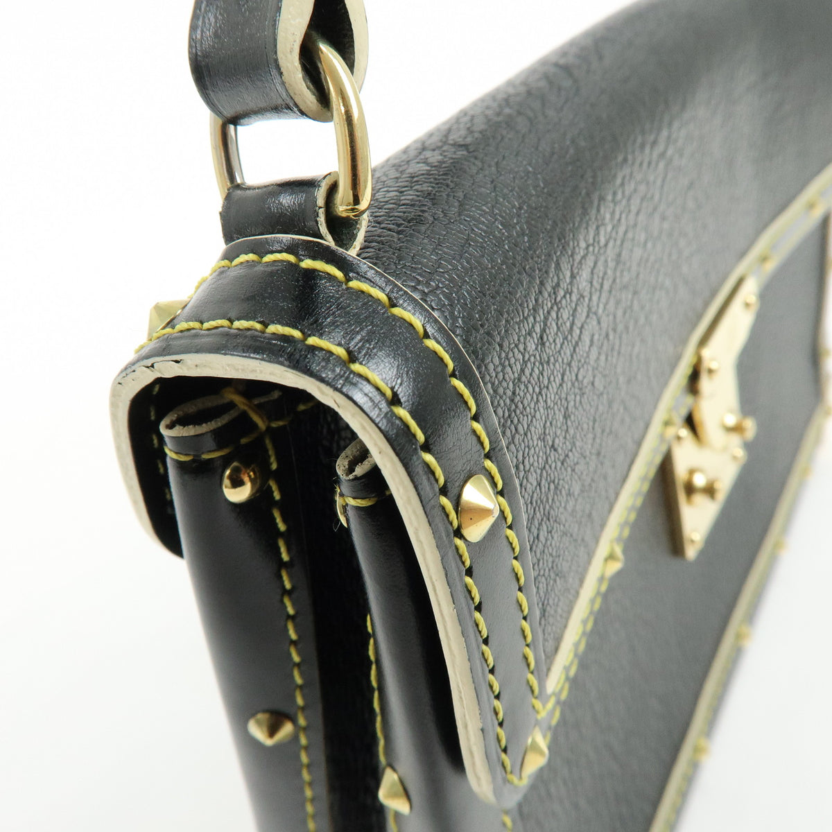 Louis Vuitton Suhari L'Aimable Leather Hand Bag Noir M92847