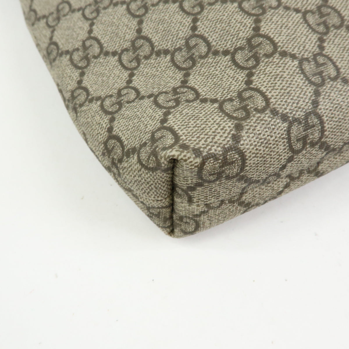 GUCCI Sherry GG Supereme Leather Shoulder Bag Beige 388926