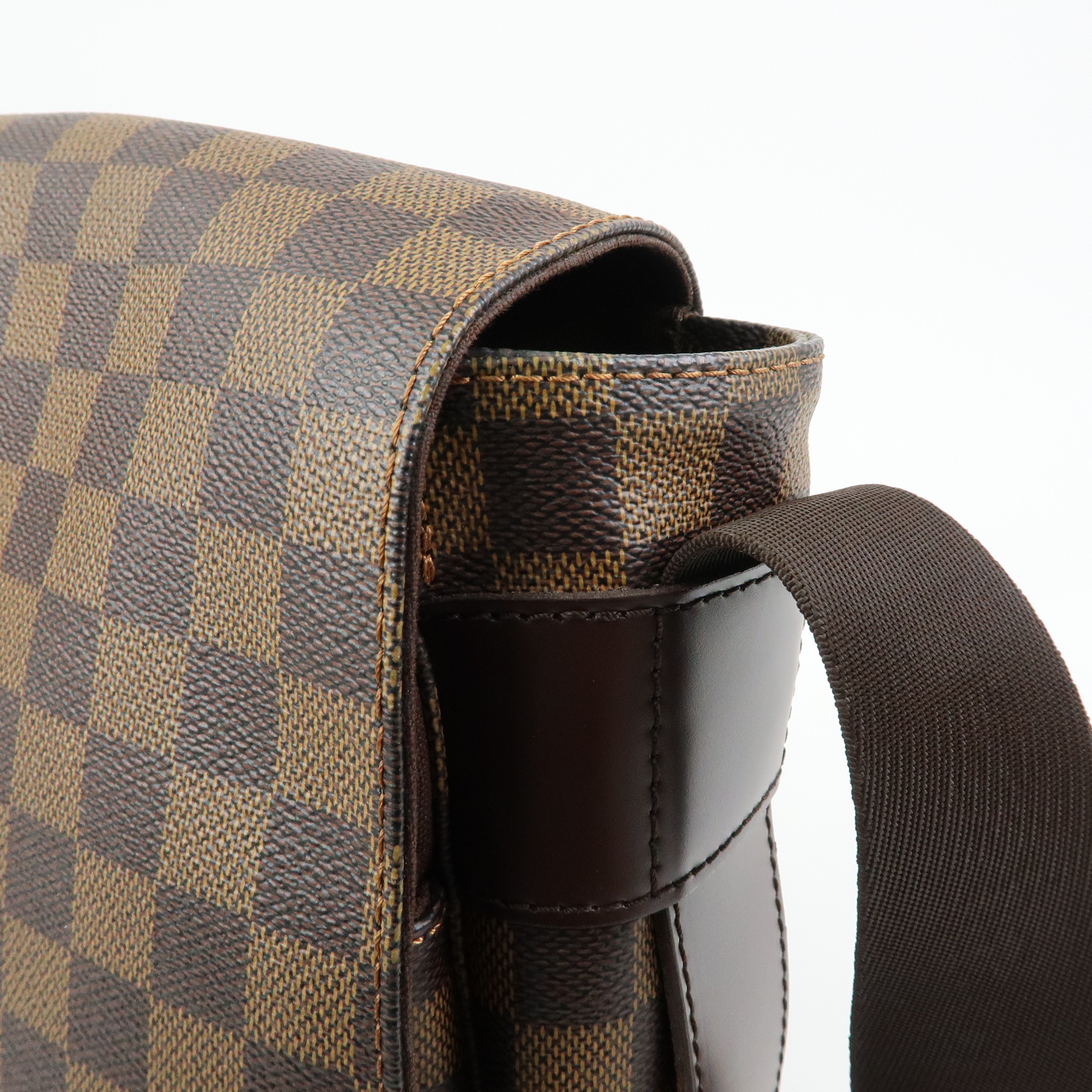Louis Vuitton Damier Ebene Bastille Canvas Shoulder Bag N45258