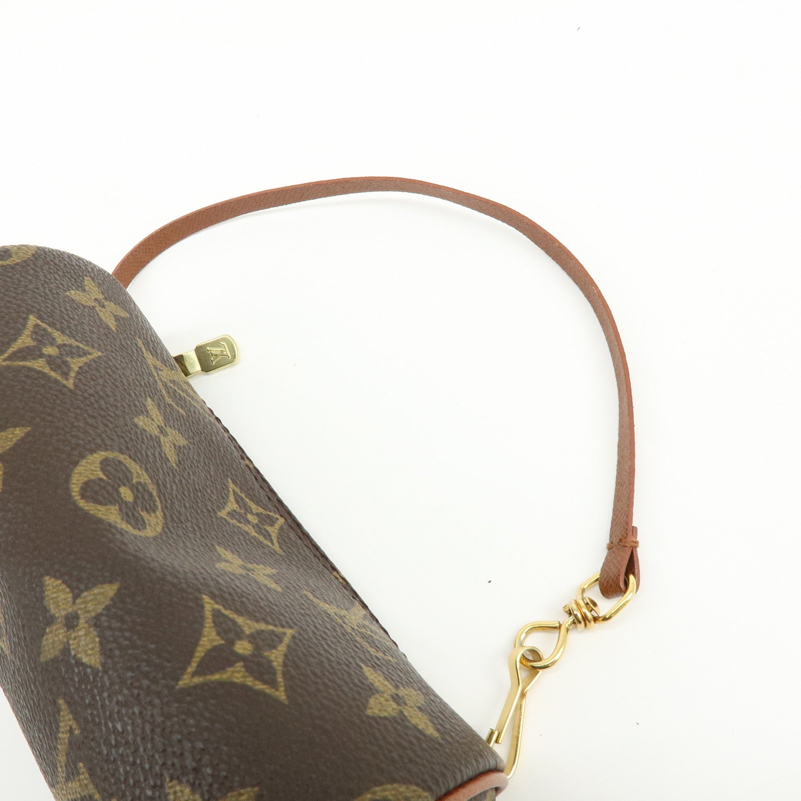 Louis Vuitton Monogram Mini Pouch for Papillon Bag Brown