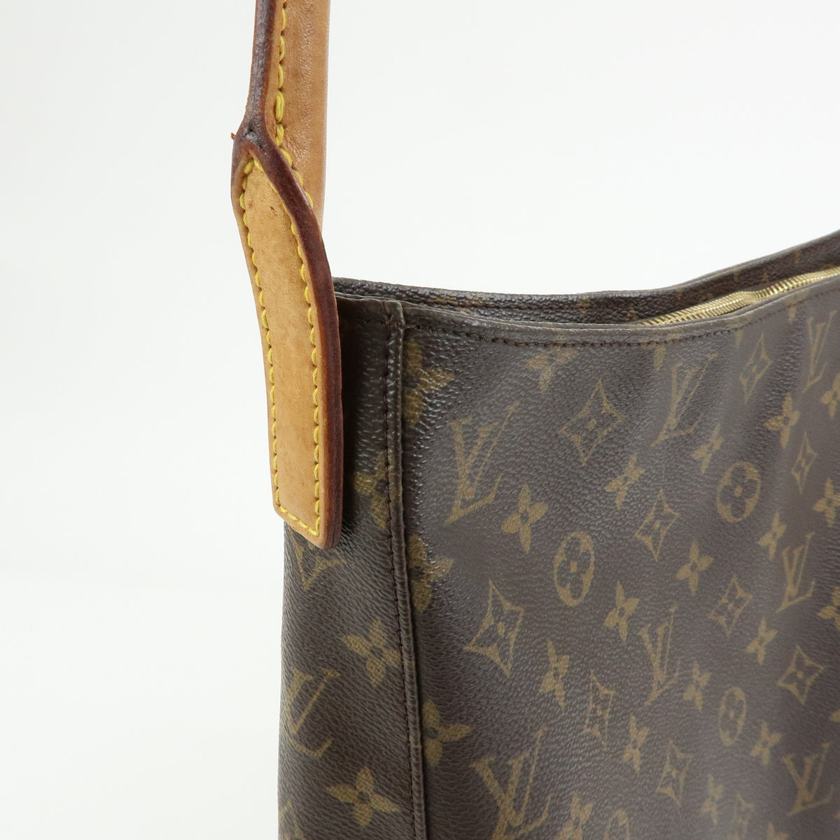 Louis Vuitton Monogram Looping GM Shoulder Bag Brown M51145
