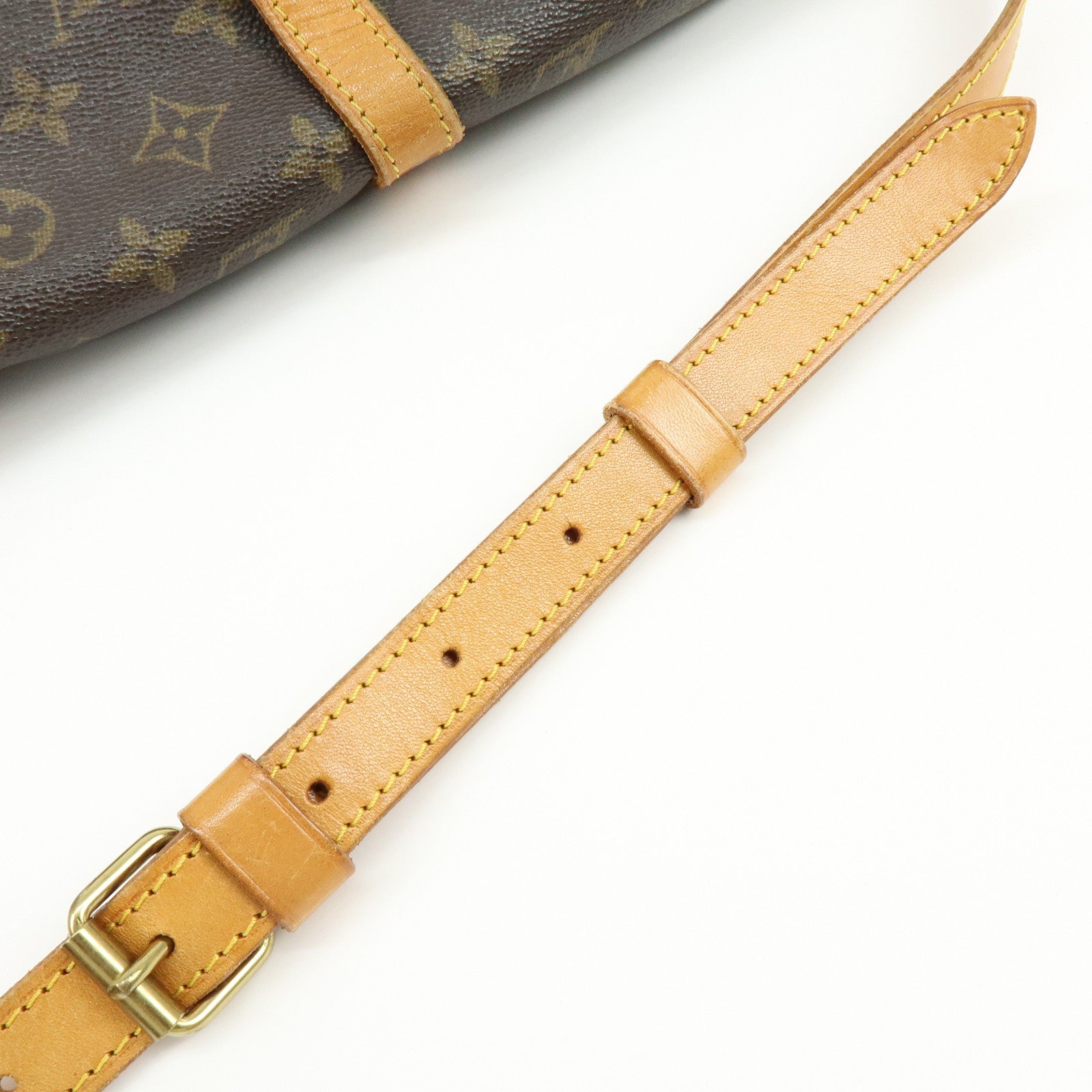 Louis Vuitton Monogram Saumur 30 Canvas Shoulder Bag Brown M42256