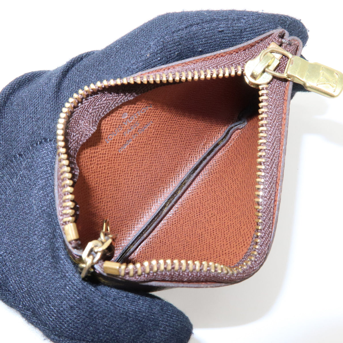 Louis Vuitton Monogram Pochette Cles Coin Case Key Case M62650