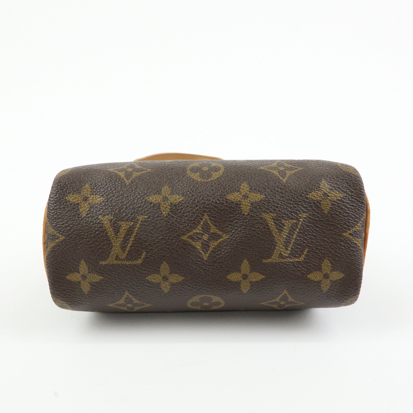 Louis Vuitton Monogram Canvas Mini Speedy Hand Bag & Strap M41534