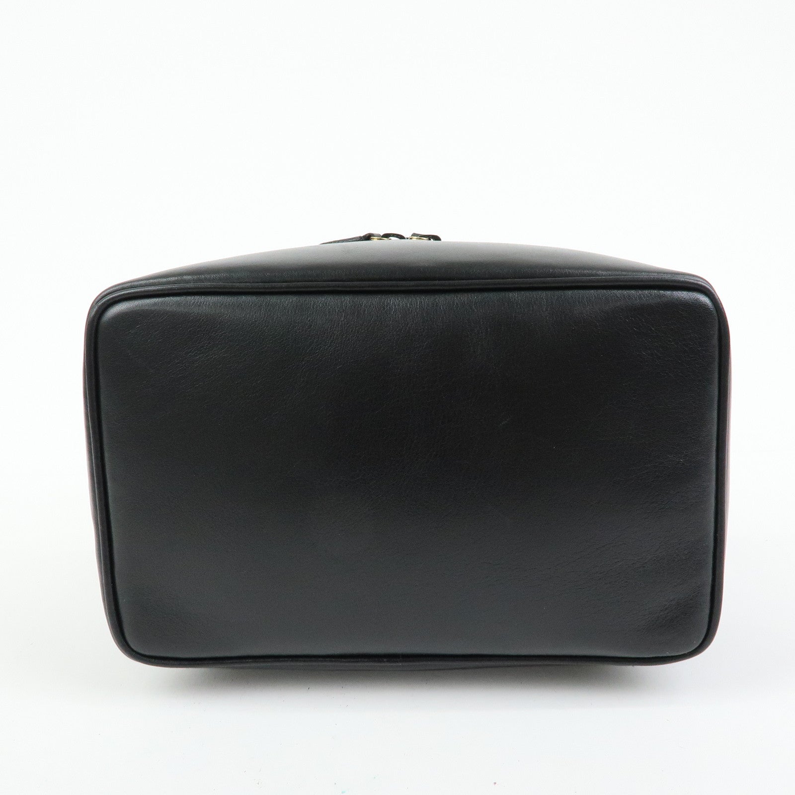 GUCCI Horsebit Leather Vanity Bag Cosmetic Bag Black 03217050140
