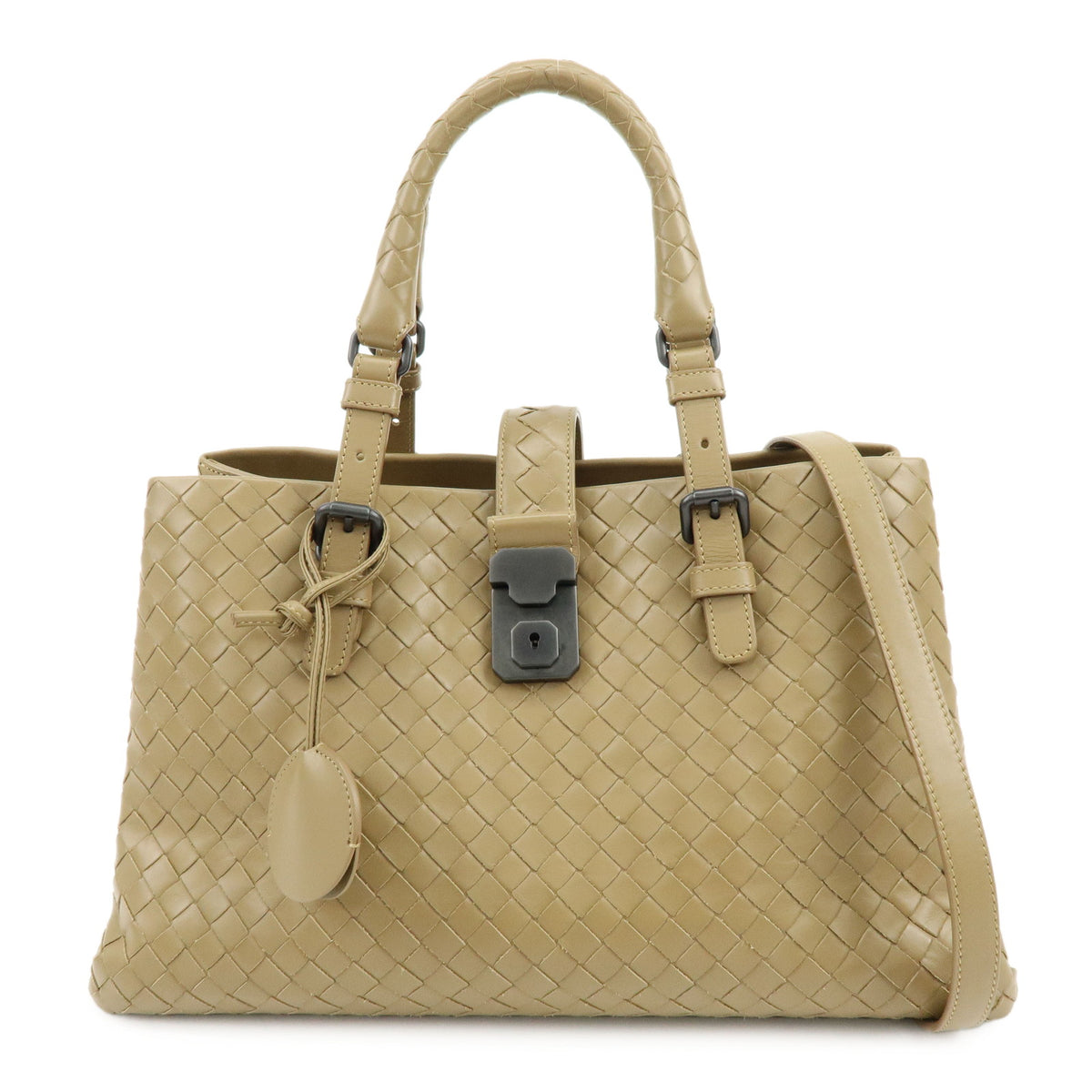 BOTTEGA VENETA Intrecciato Roma 2Way Bag Hand Bag Beige B04296879H