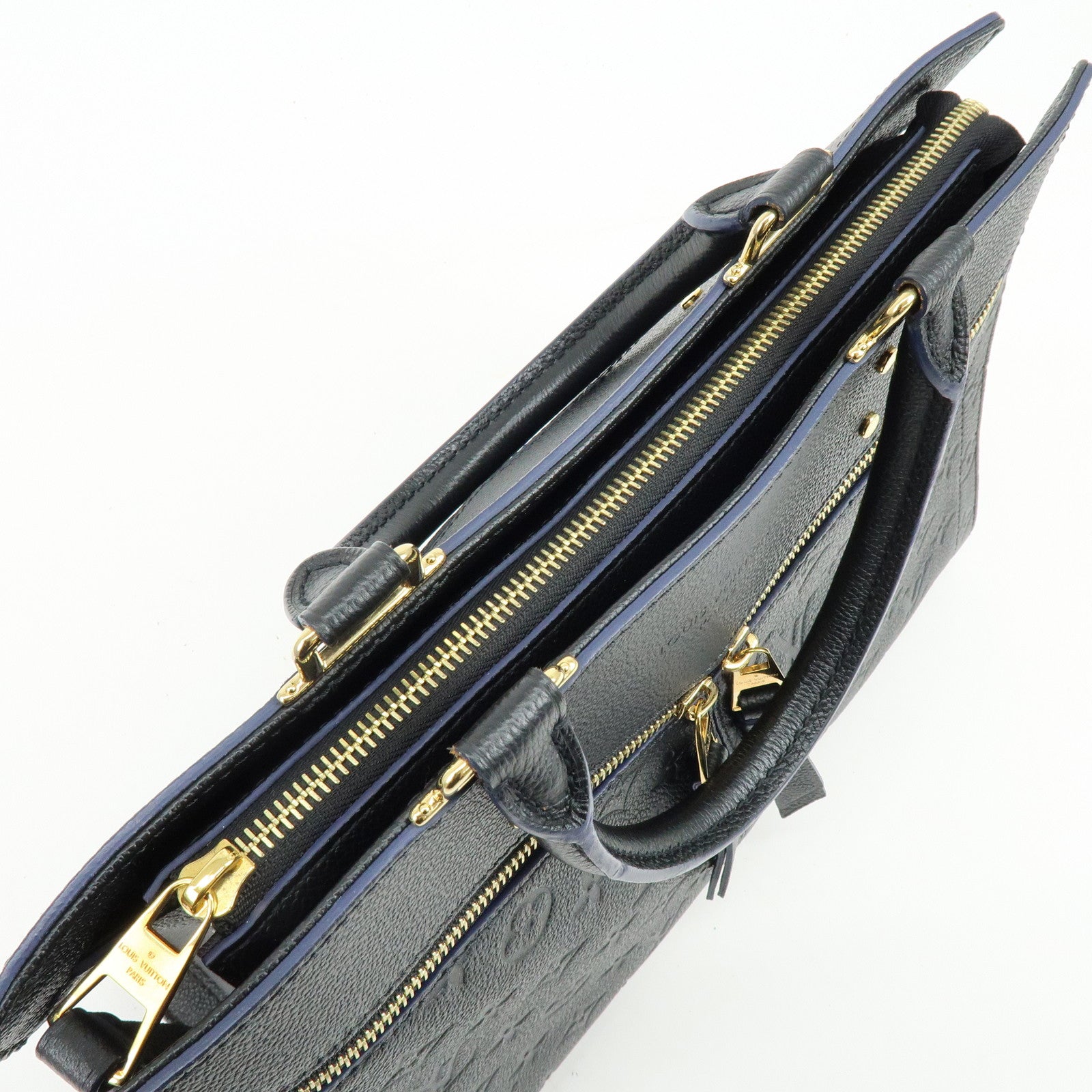 Louis Vuitton Monogram Empreinte Three PM 2Way Bag Noir M54273