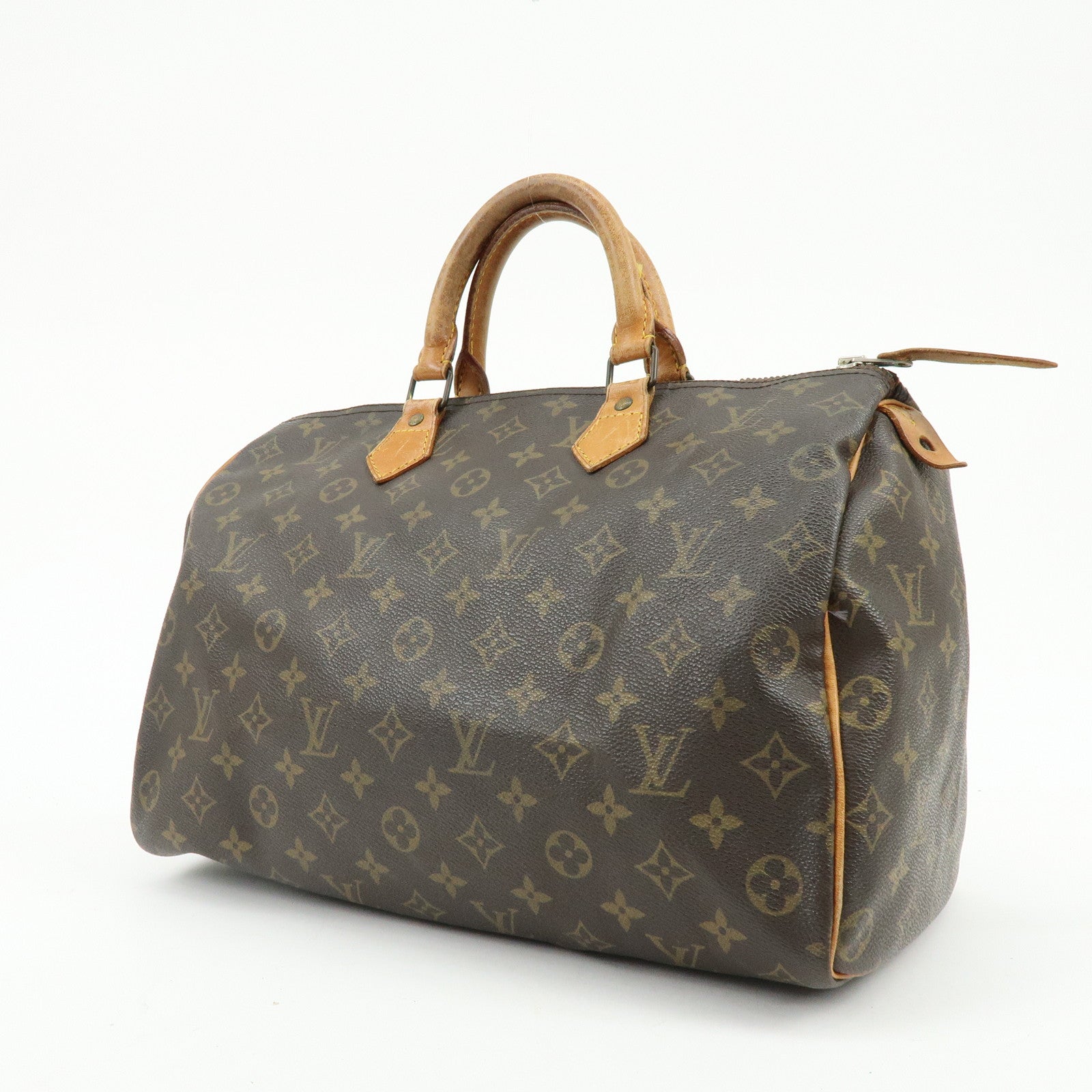 Louis Vuitton Monogram Speedy 35 Boston Bag Hand Bag M41524