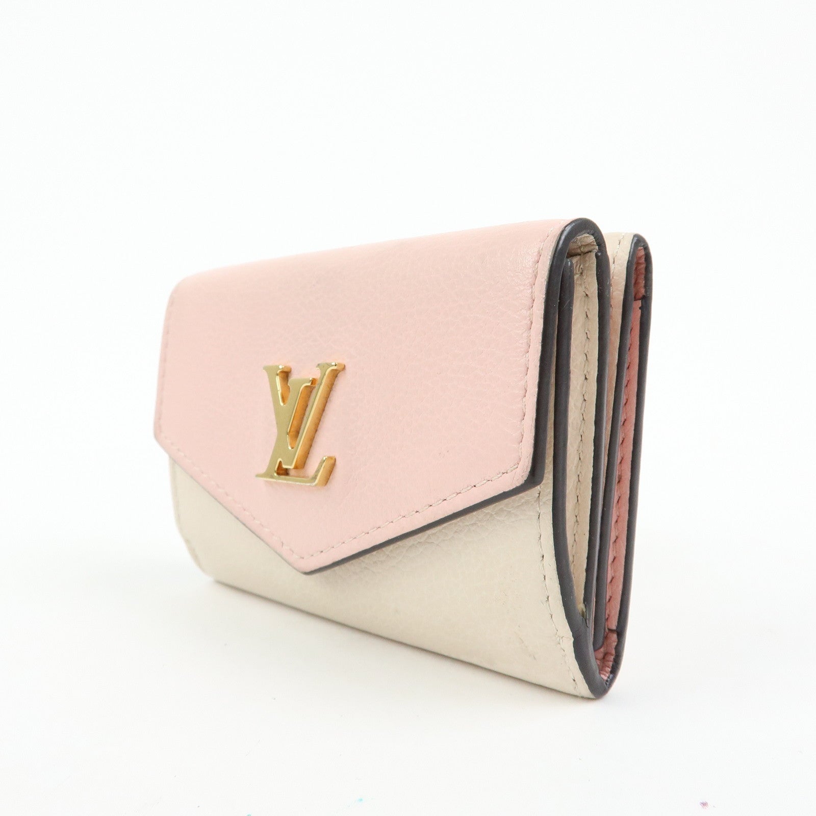 Louis Vuitton Portefeuille Lockmini Taurillon Compact Wallet M80785