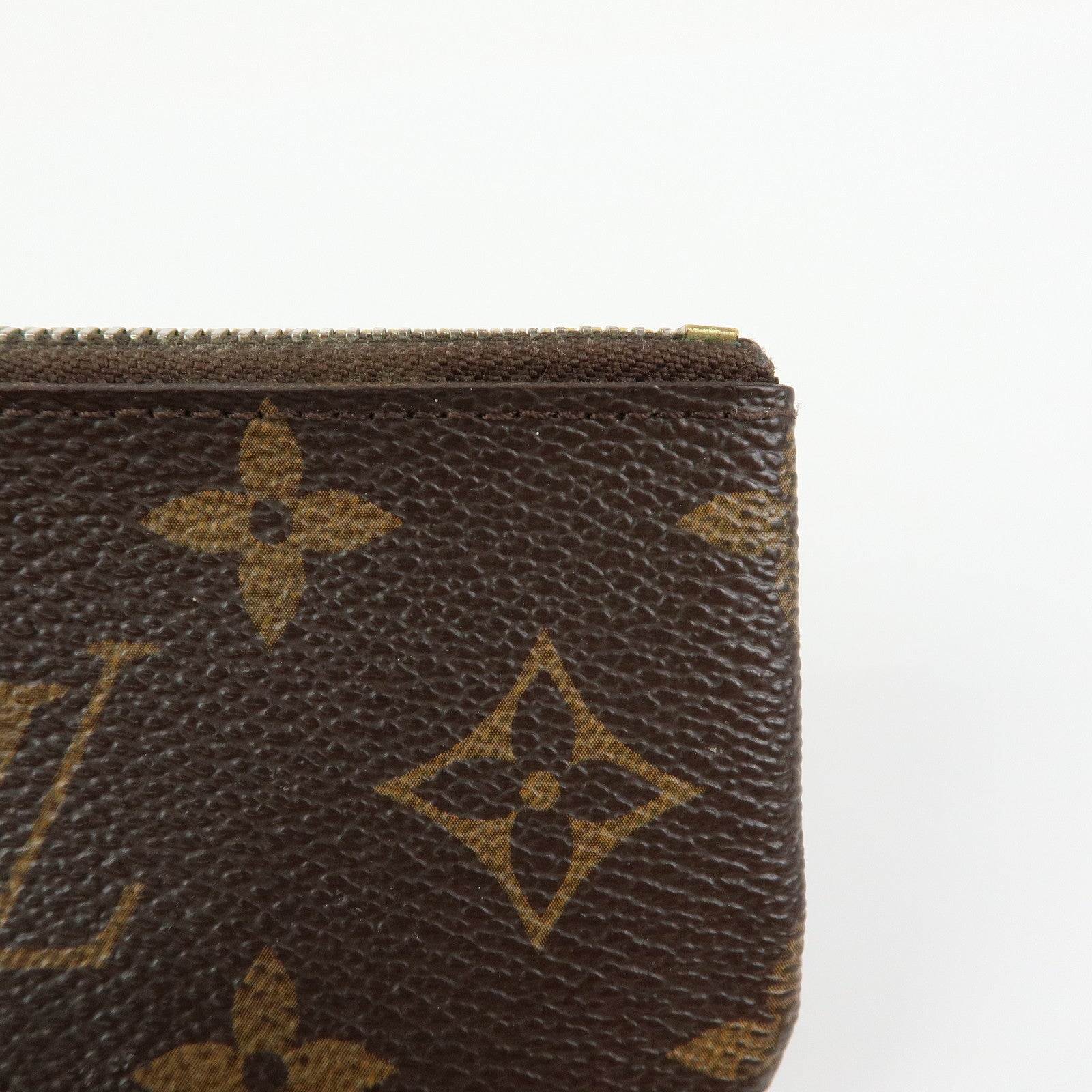 Louis Vuitton Monogram Pochette Cles Coin Case Key Case M62650