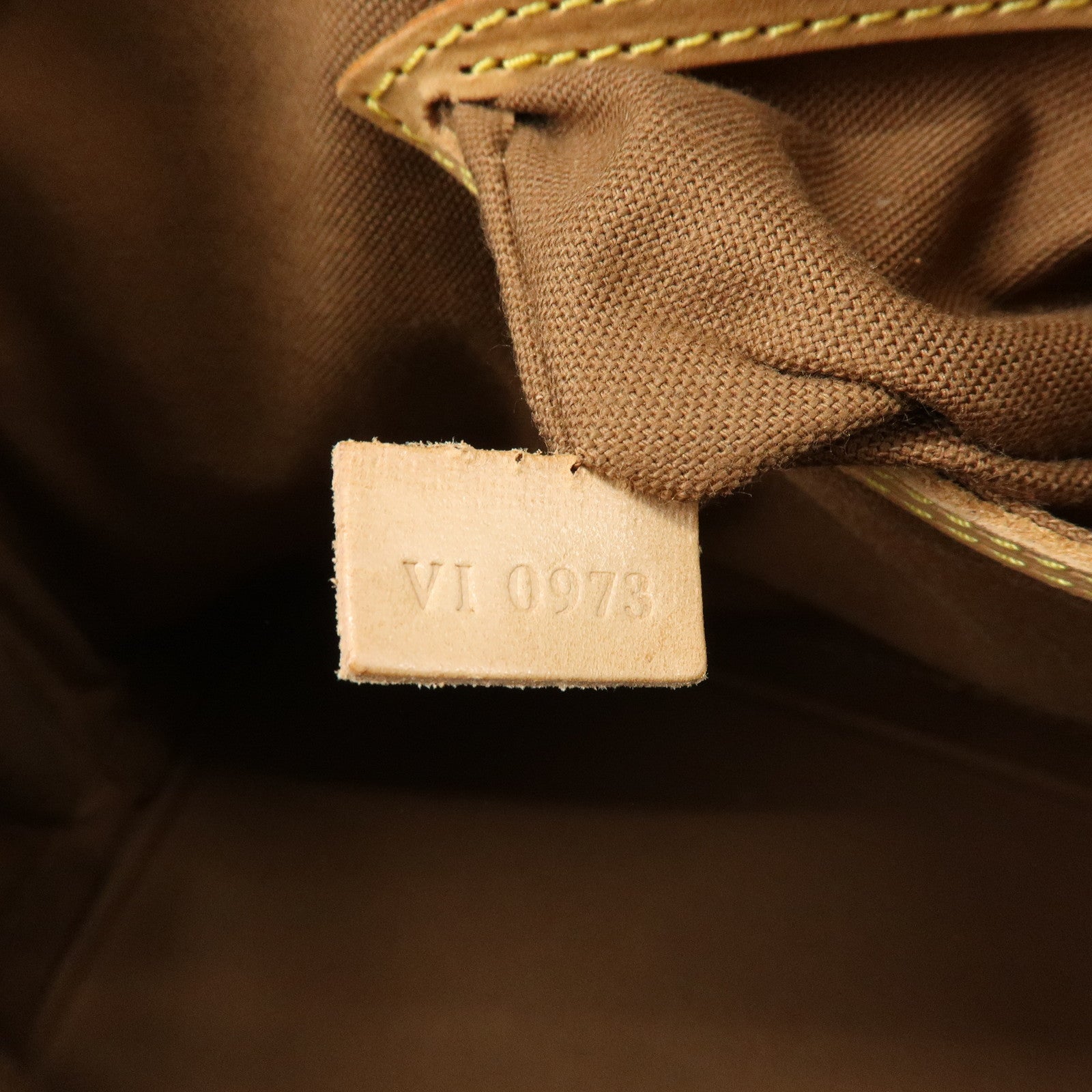 Louis Vuitton Monogram Canvas Alma Hand Bag Brown M51130