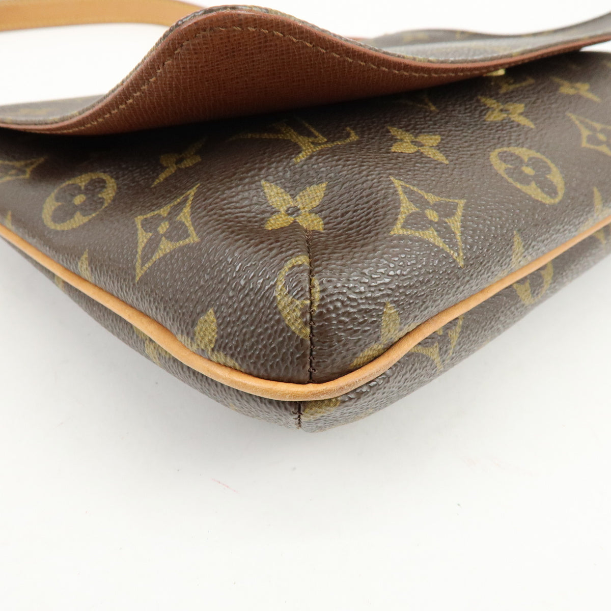 Louis Vuitton Monogram Musette Tango Short Shoulder Bag Brown M51257