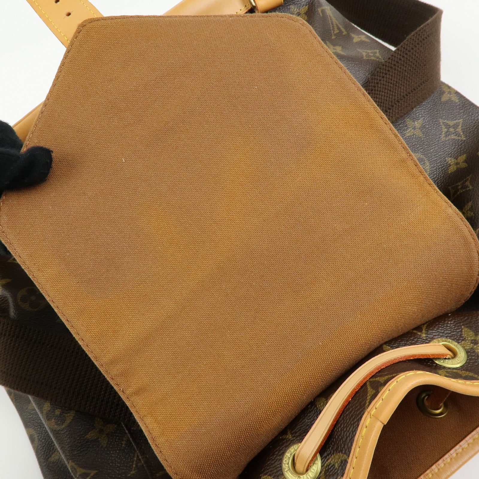 Louis Vuitton Monogram Montsouris GM Backpack Brown M51135
