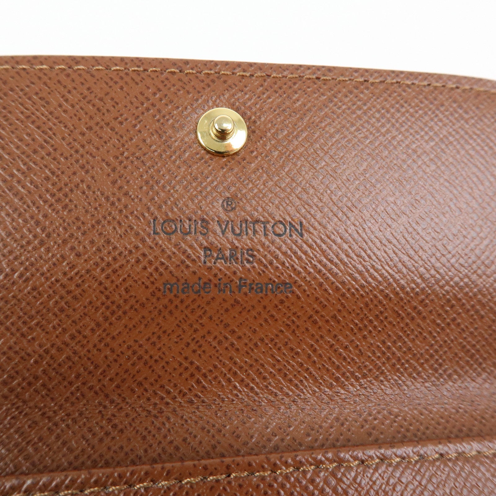 Louis Vuitton Monogram Multicles 4 Key Case Key Holder Brown M6263