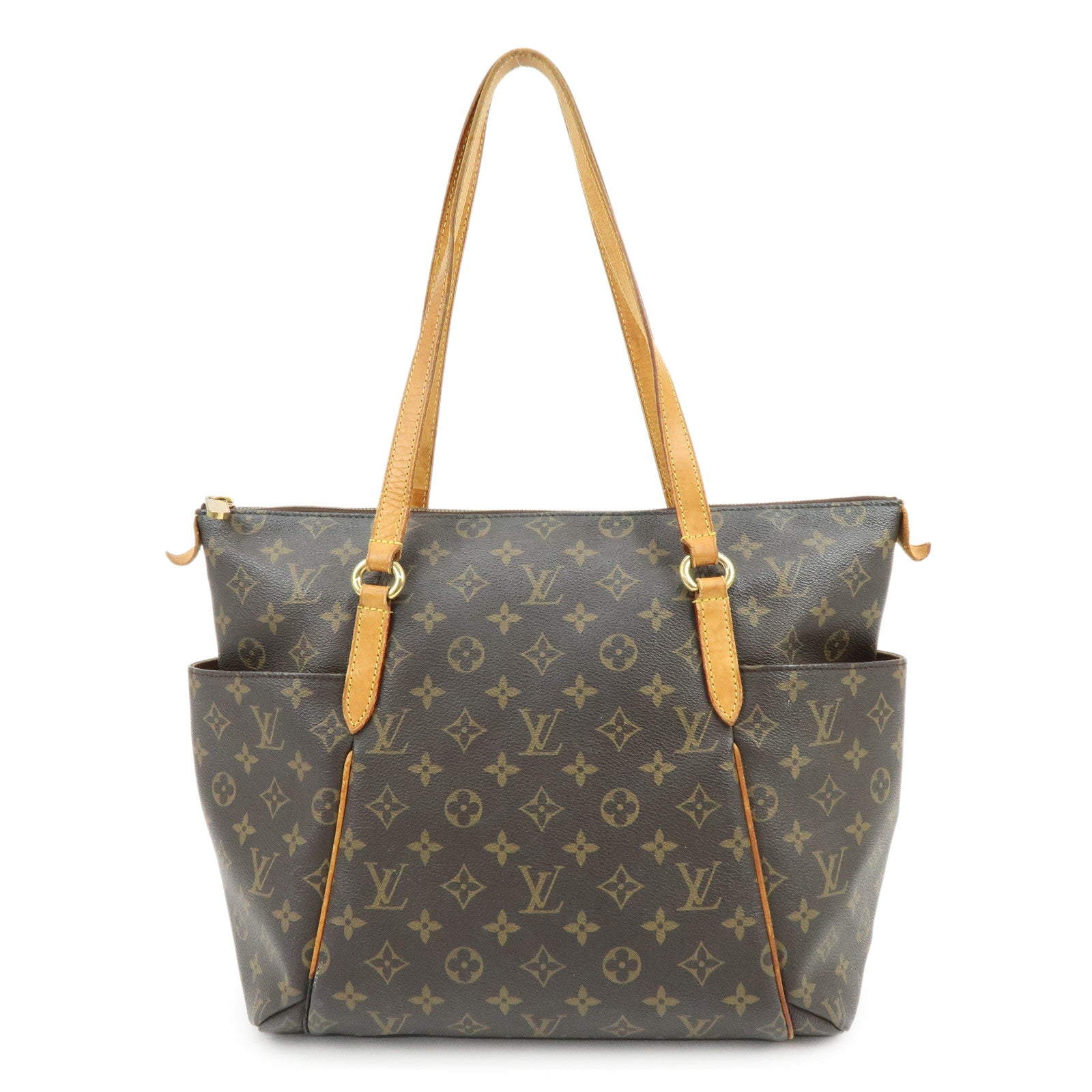 Louis Vuitton Monogram Totally MM Tote Shoulder Bag Brown M56689
