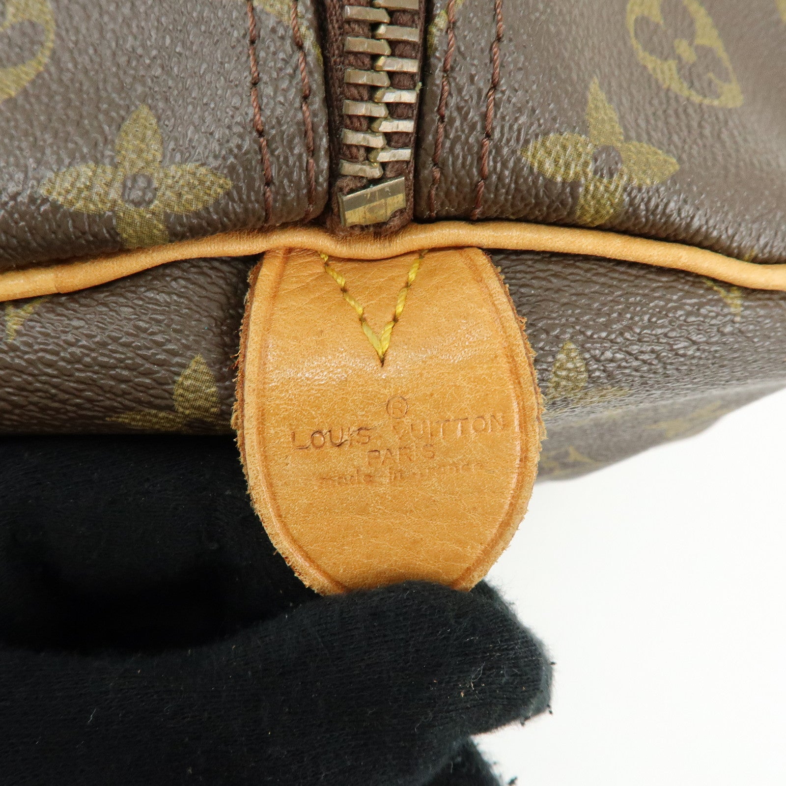 Louis Vuitton Monogram Keep All 60 Boston Bag Brown M41422