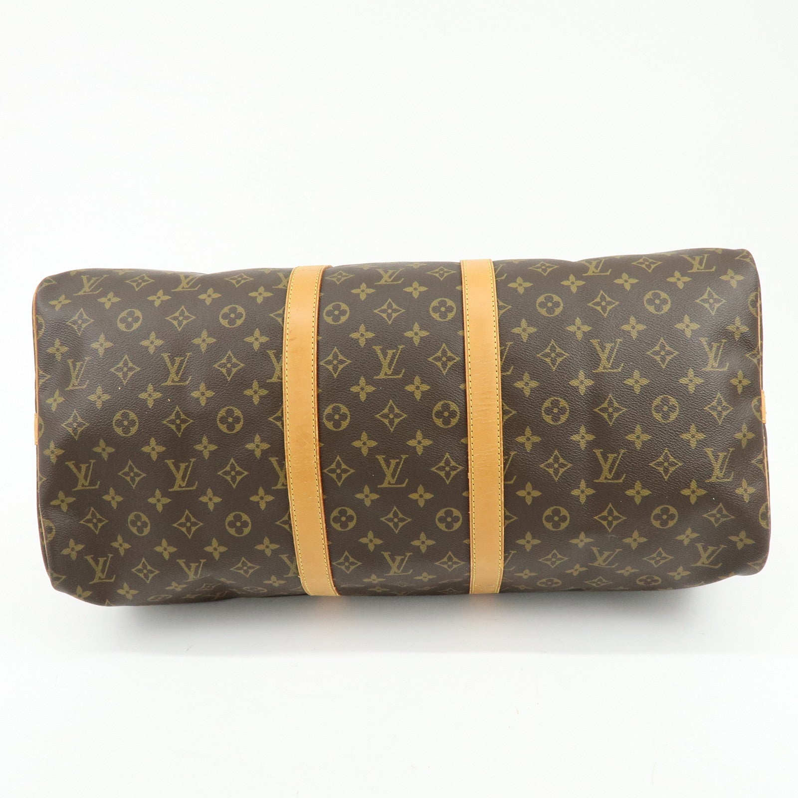 Louis Vuitton Monogram Keep All Bandouliere 55 Boston Bag M41414