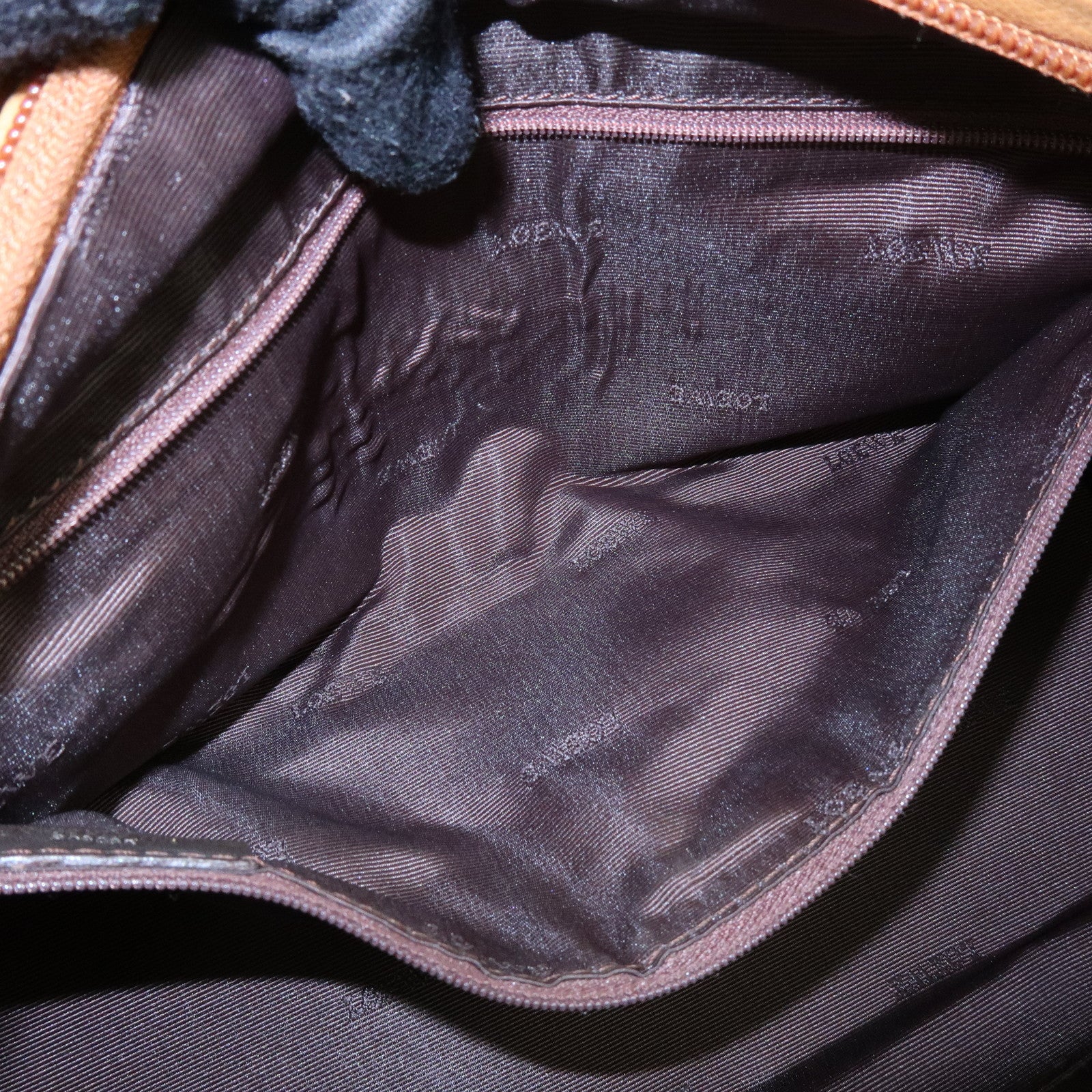 LOEWE Anagram Amazona 28 Leather Hand Bag Boston Bag Camel