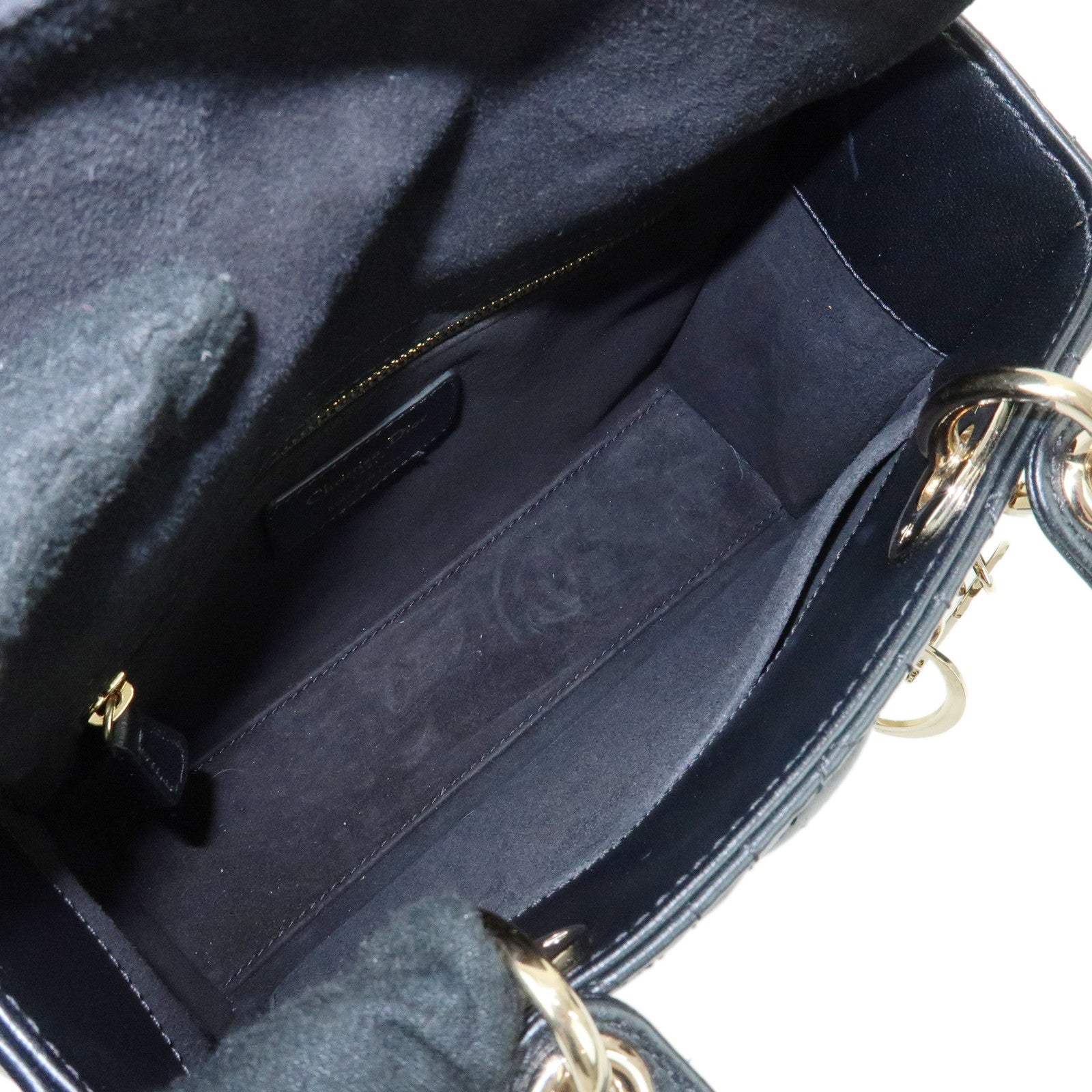 Christian Dior Lady Dior My ABCDior Cannage Lamb Skin 2Way Bag