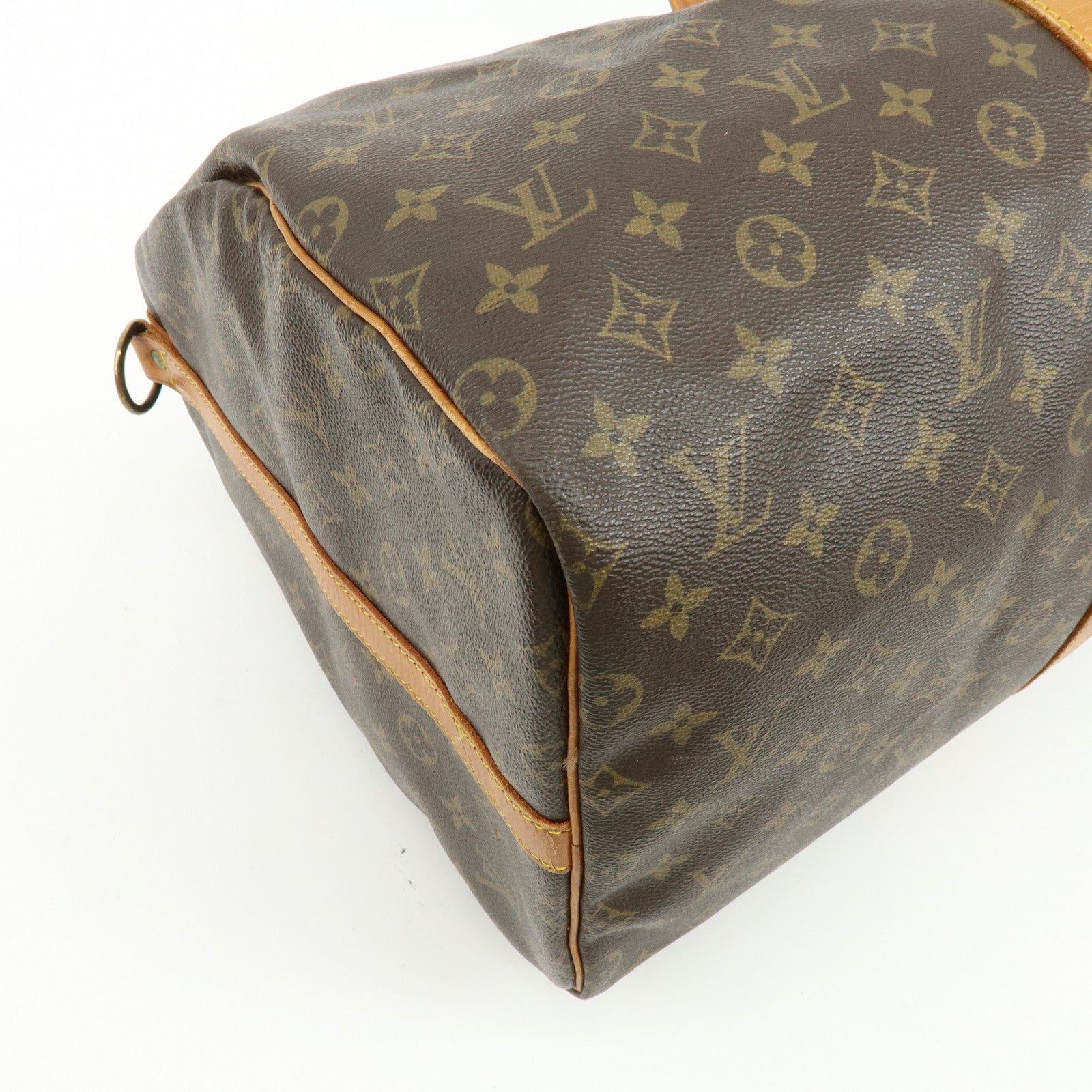 Louis Vuitton Monogram Keep All 55 Bandouliere Boston Bag Brown M56714